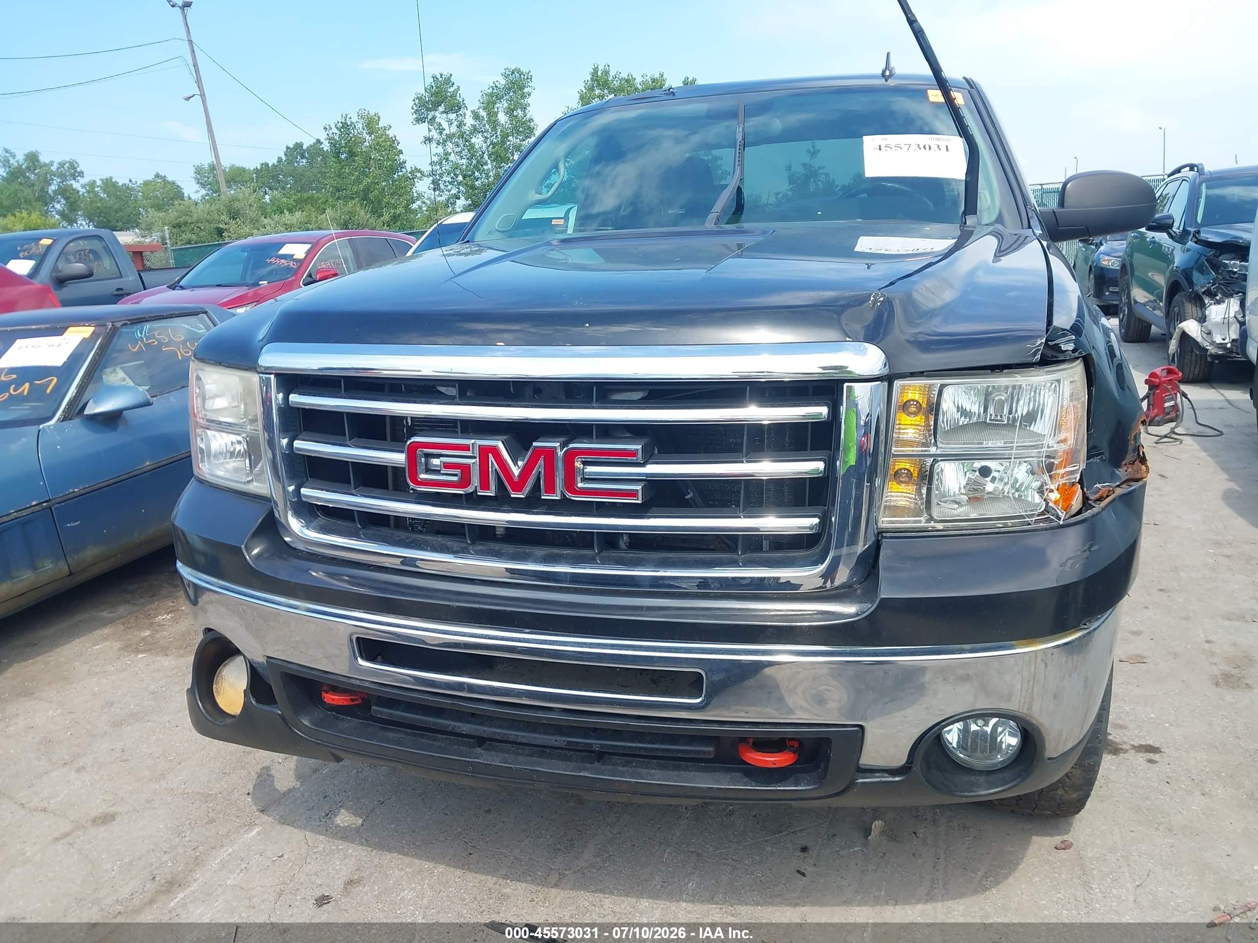 2012 Gmc Sierra 1500 Sle Black vin: 1GTR2VE74CZ339591