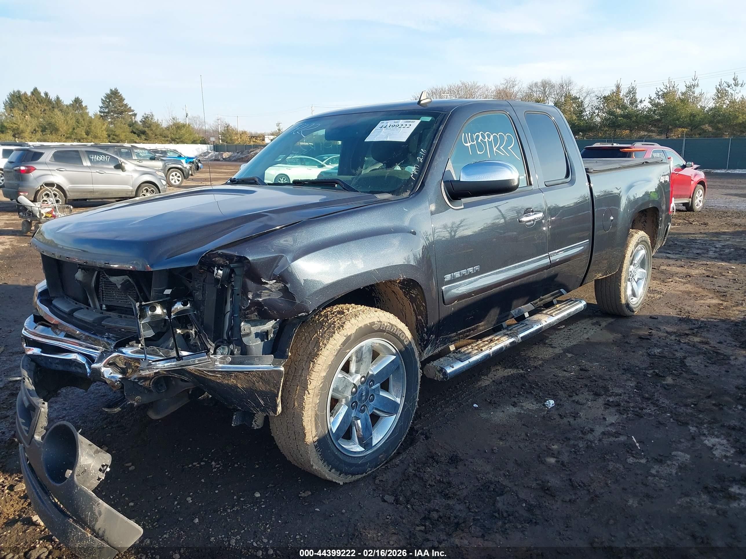 2013 Gmc Sierra 1500 Sle Dark Blue vin: 1GTR2VE74DZ192352