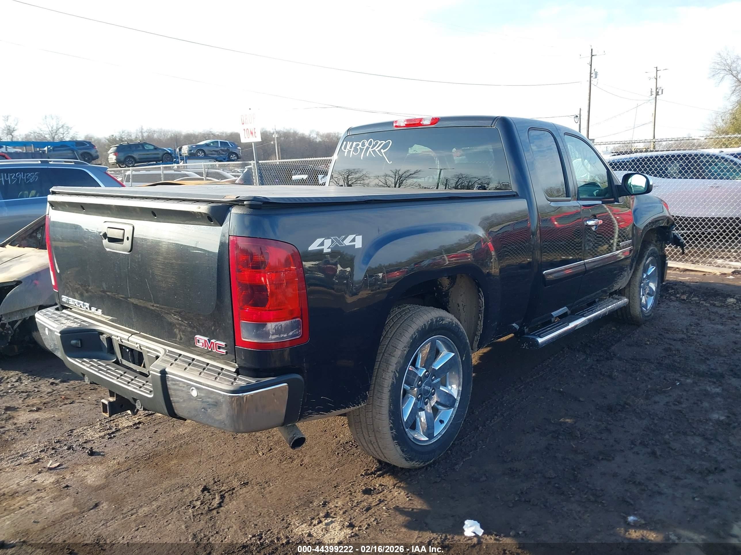 2013 Gmc Sierra 1500 Sle Dark Blue vin: 1GTR2VE74DZ192352
