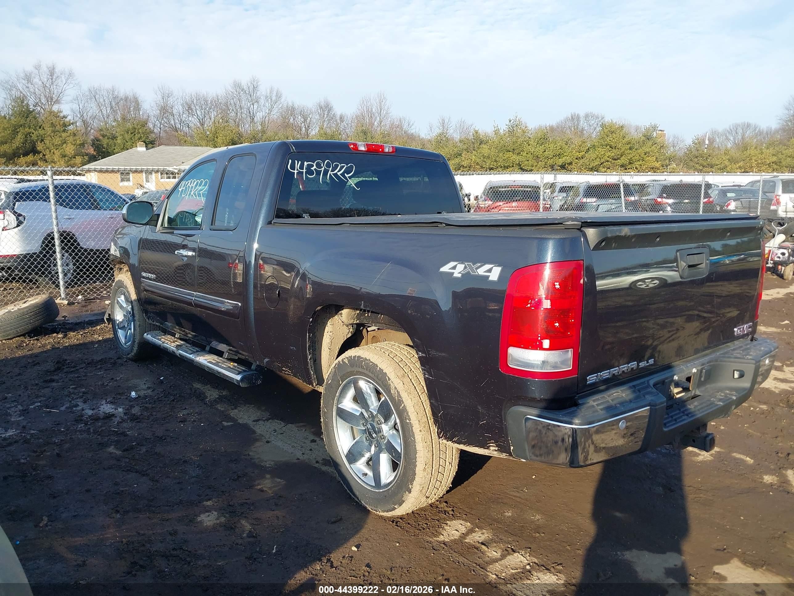 2013 Gmc Sierra 1500 Sle Dark Blue vin: 1GTR2VE74DZ192352