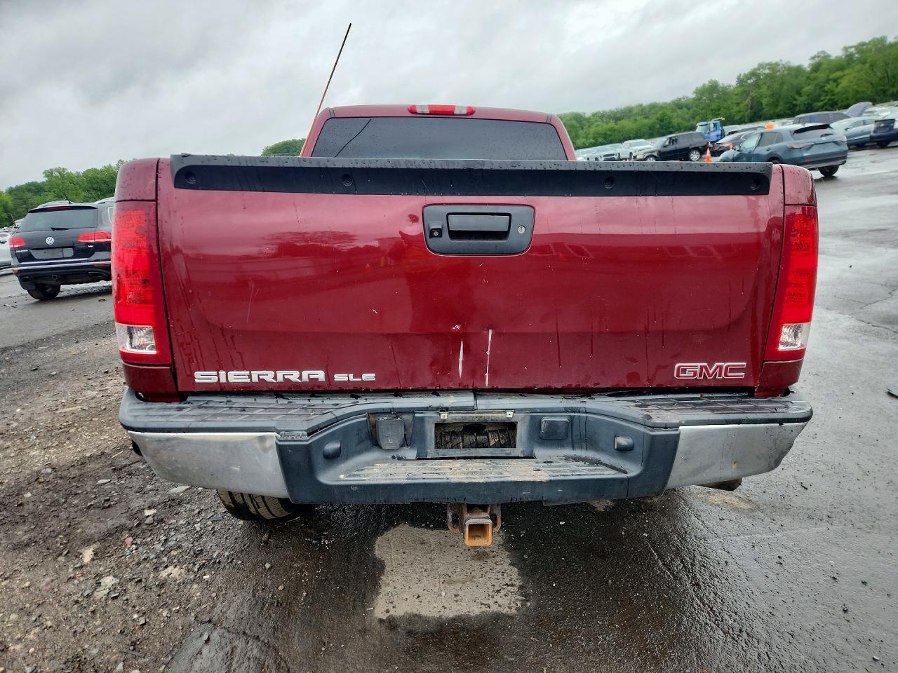 2013 Gmc Sierra K1500 Sle Burgundy vin: 1GTR2VE74DZ295447