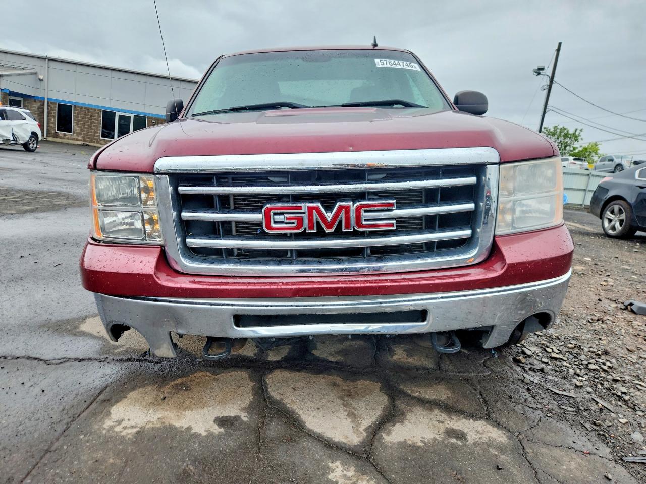 2013 Gmc Sierra K1500 Sle Burgundy vin: 1GTR2VE74DZ295447