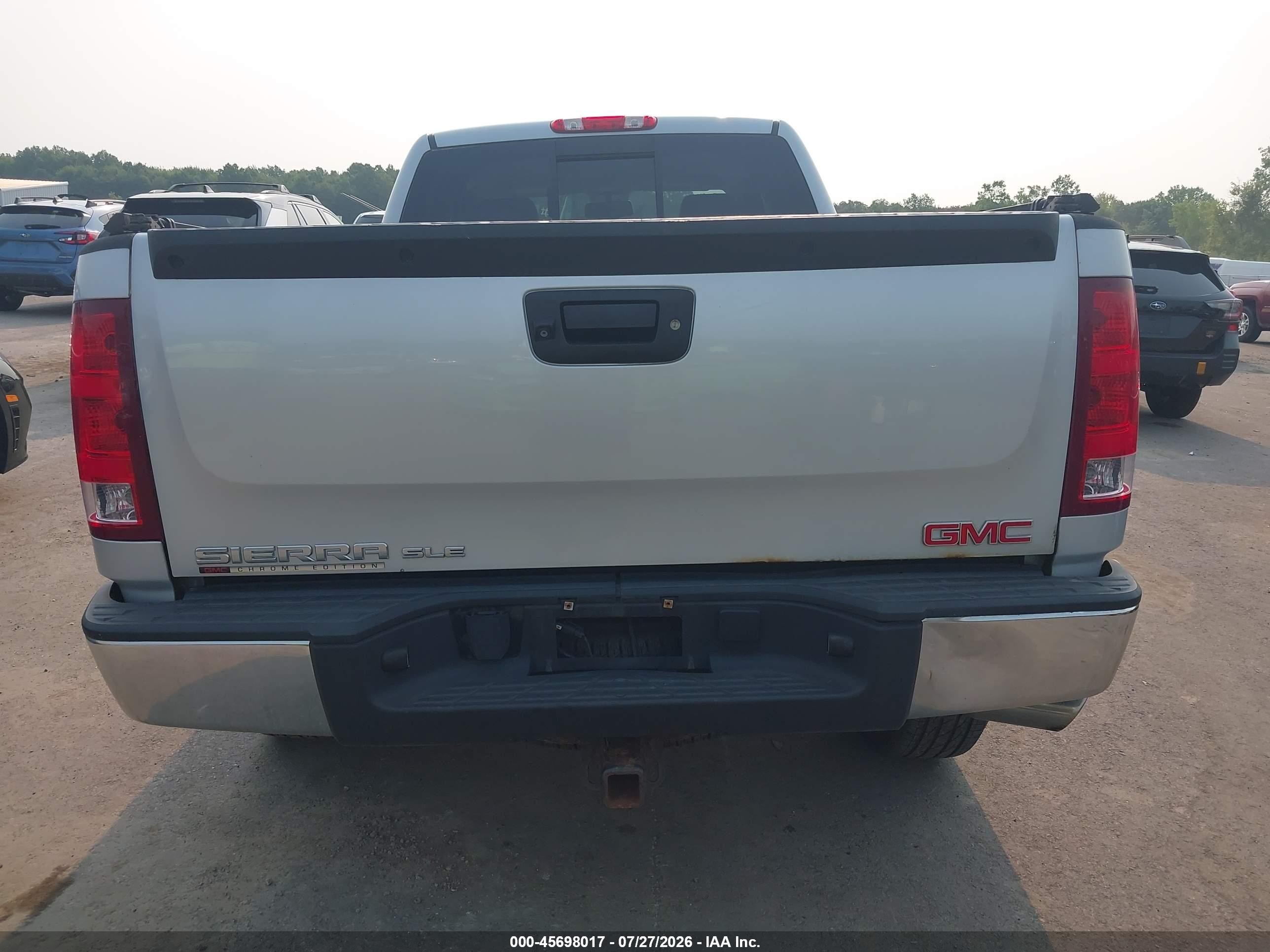 2013 Gmc Sierra 1500 Sle Silver vin: 1GTR2VE74DZ334845