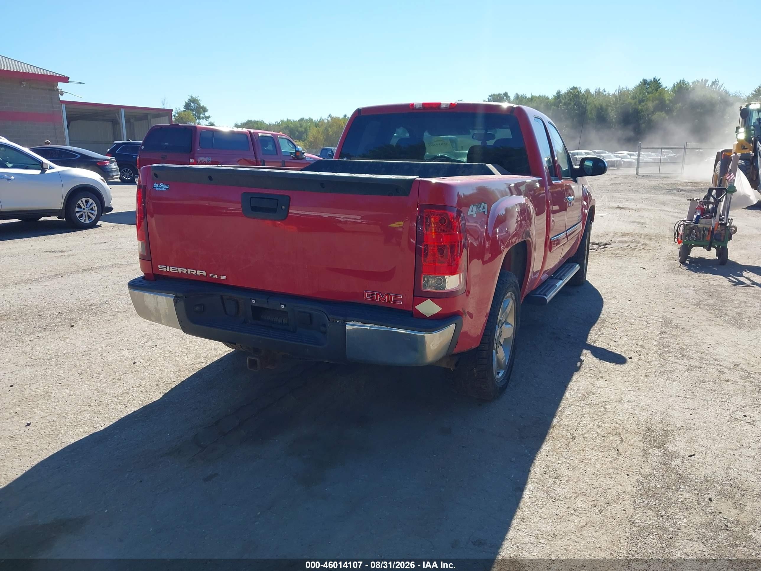 2013 Gmc Sierra 1500 Sle Red vin: 1GTR2VE74DZ335364