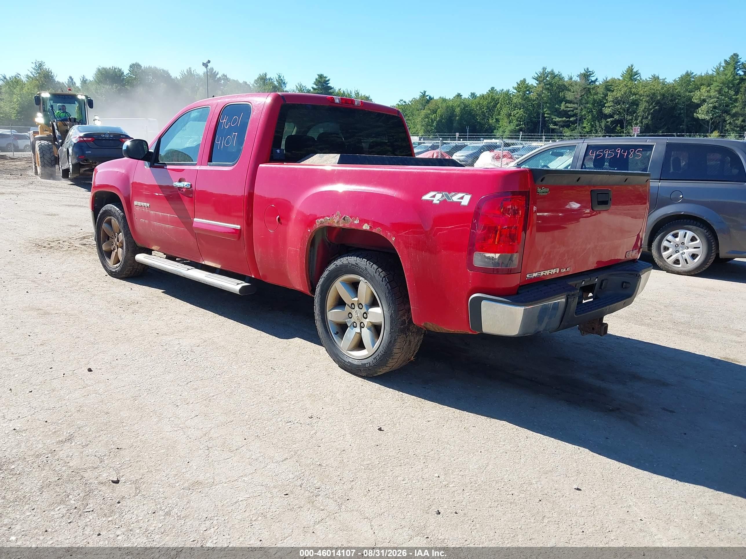 2013 Gmc Sierra 1500 Sle Red vin: 1GTR2VE74DZ335364