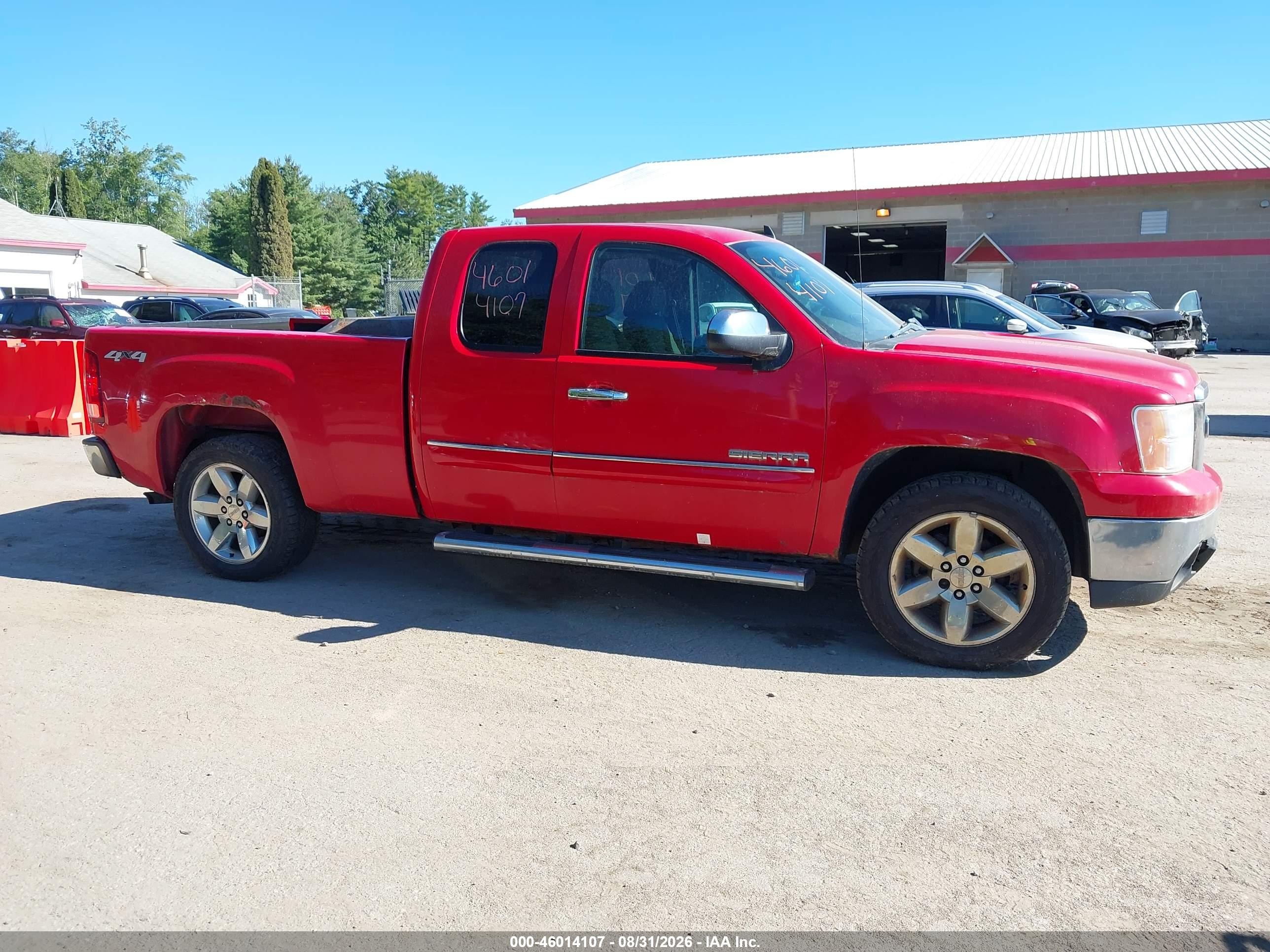 2013 Gmc Sierra 1500 Sle Red vin: 1GTR2VE74DZ335364