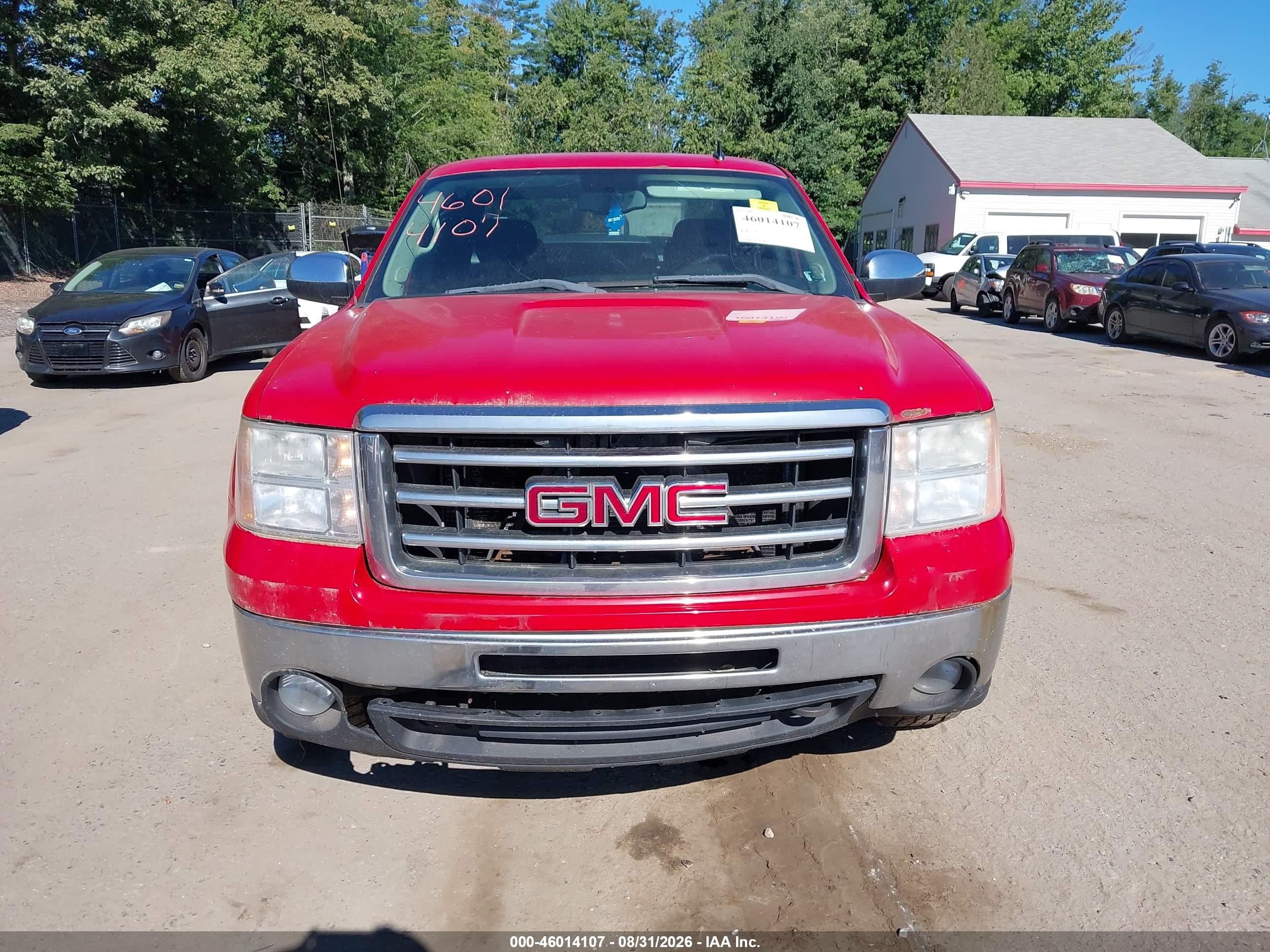 2013 Gmc Sierra 1500 Sle Red vin: 1GTR2VE74DZ335364