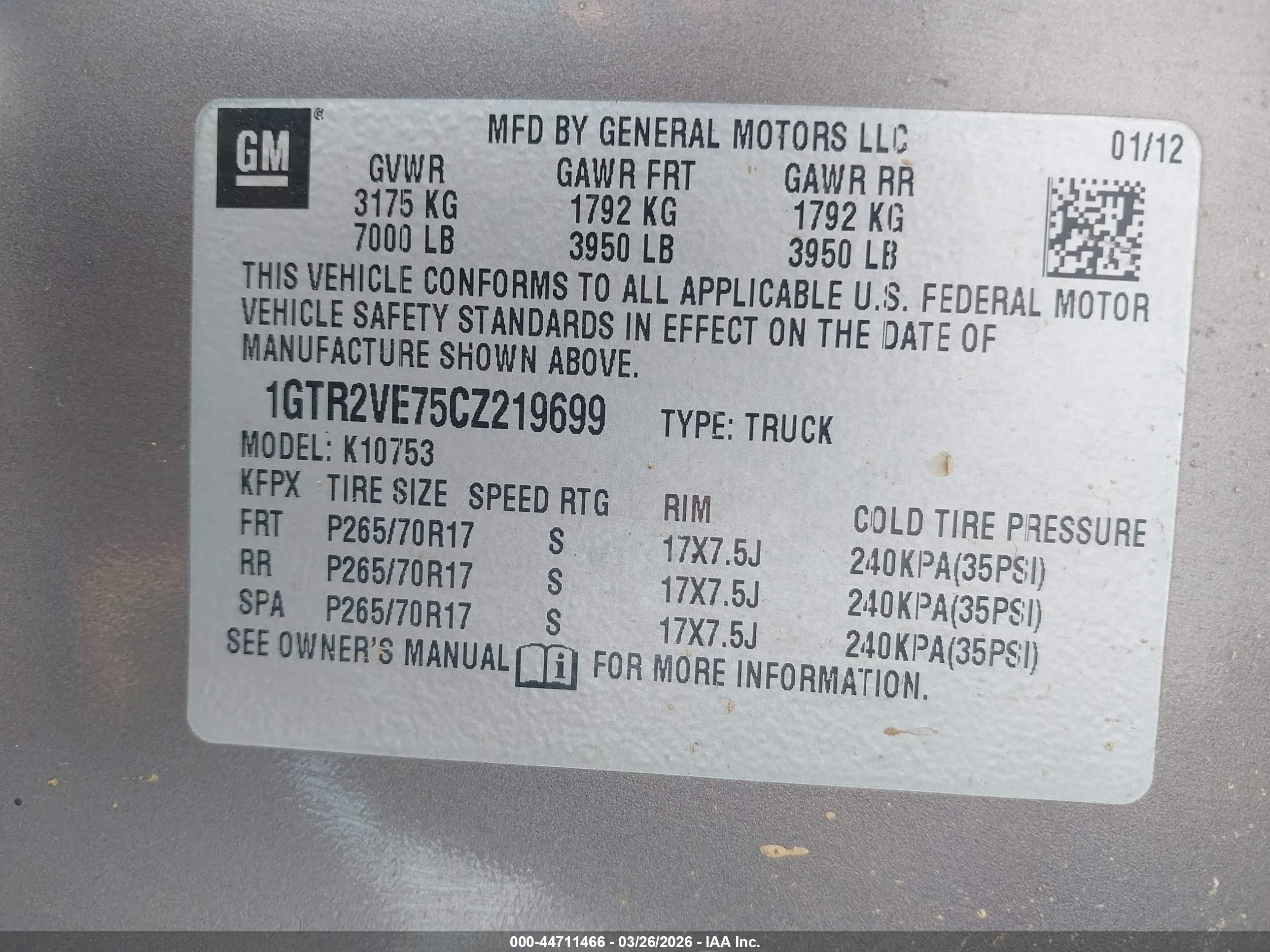 2012 Gmc Sierra 1500 Sle Gray vin: 1GTR2VE75CZ219699