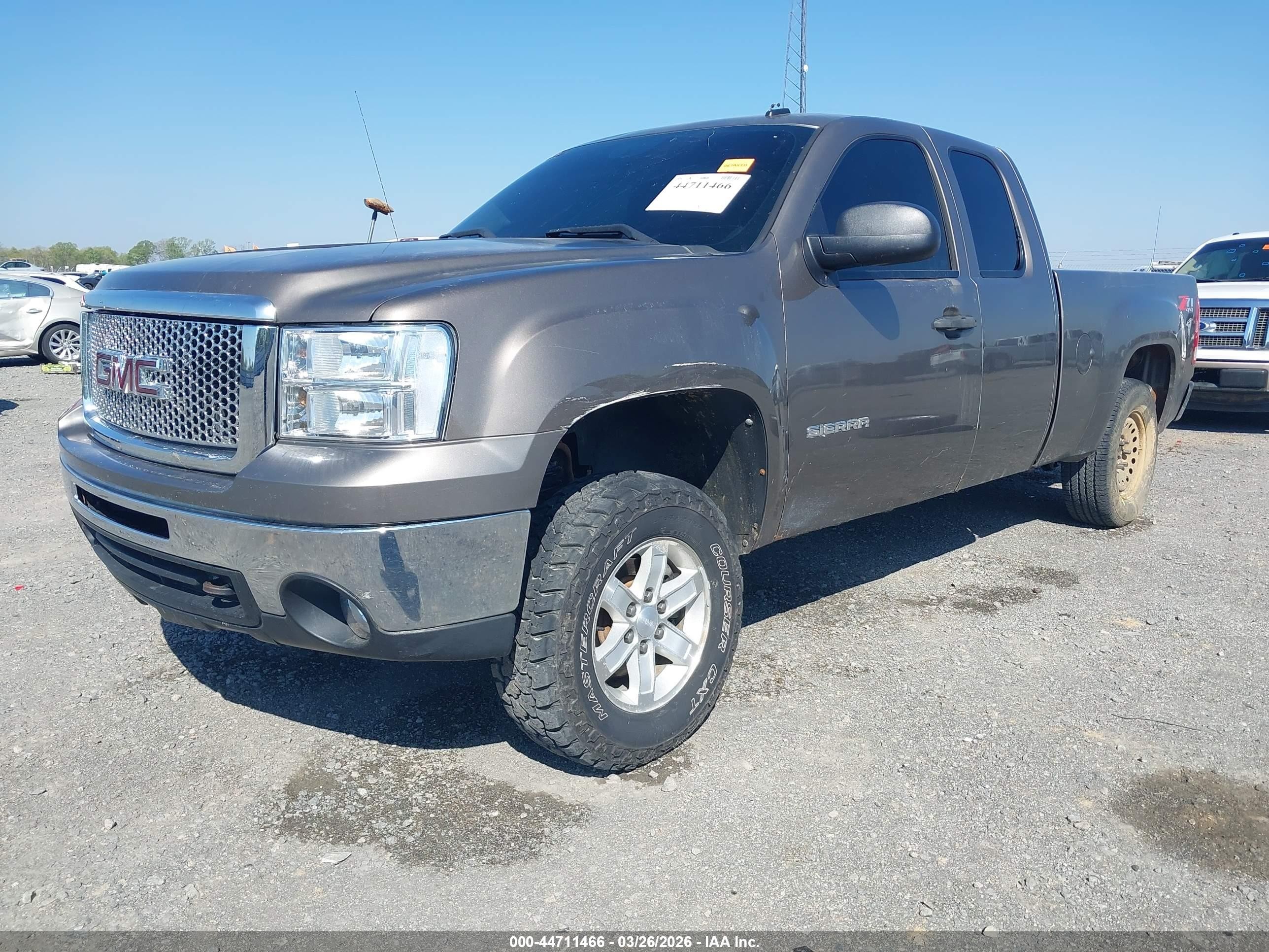 2012 Gmc Sierra 1500 Sle Gray vin: 1GTR2VE75CZ219699