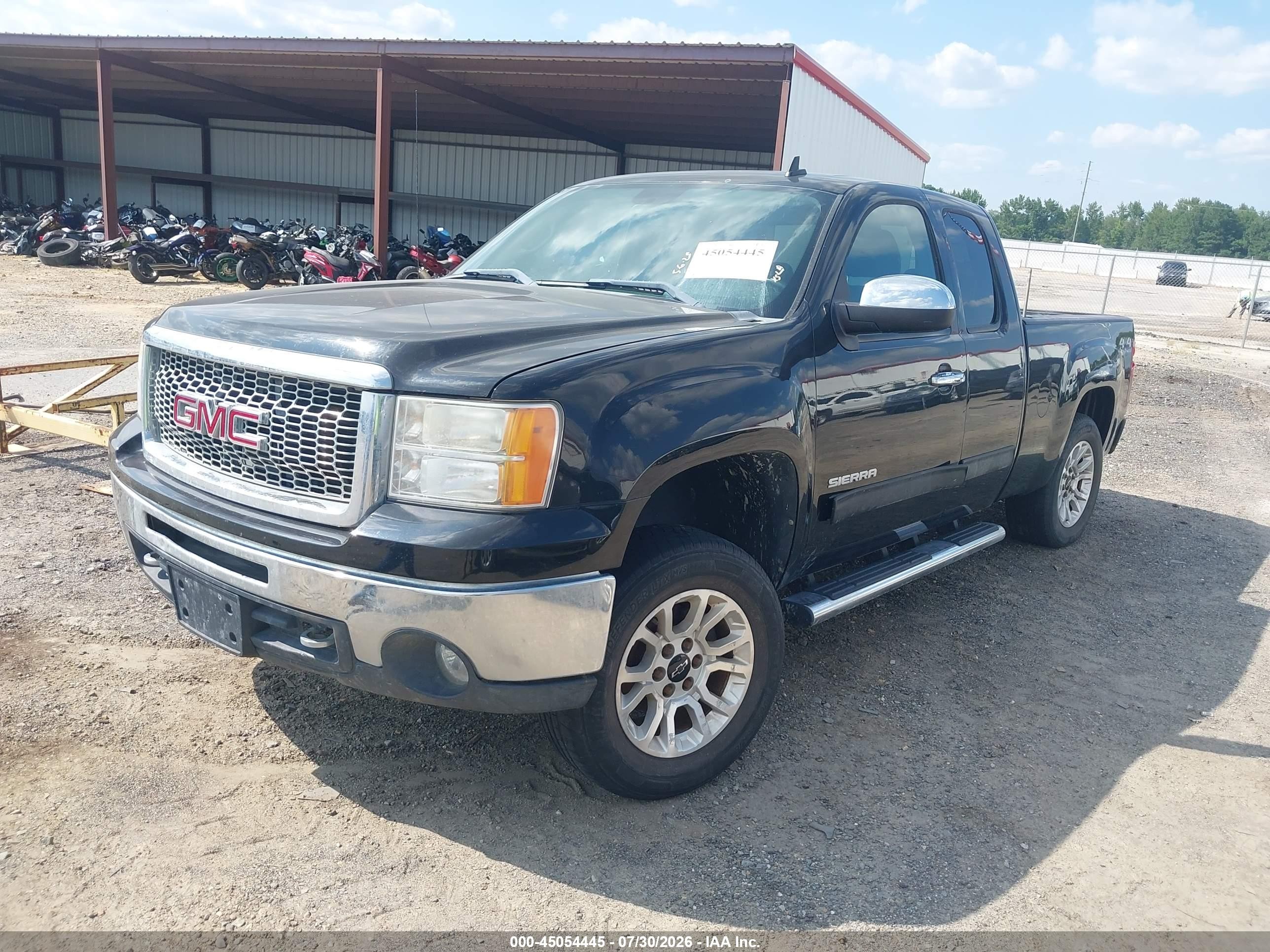 2012 Gmc Sierra 1500 Sle Черный vin: 1GTR2VE75CZ293589