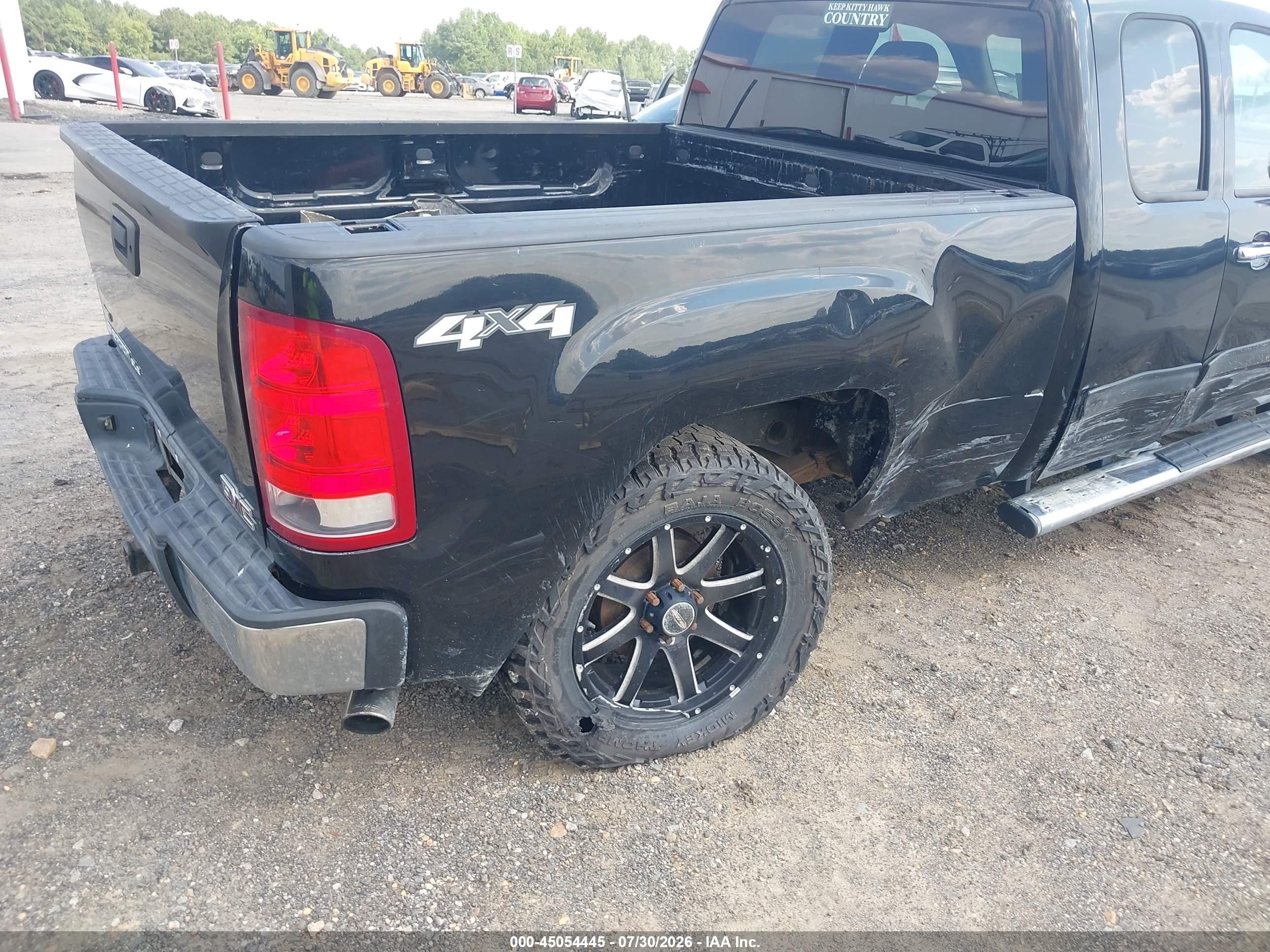 2012 Gmc Sierra 1500 Sle Черный vin: 1GTR2VE75CZ293589