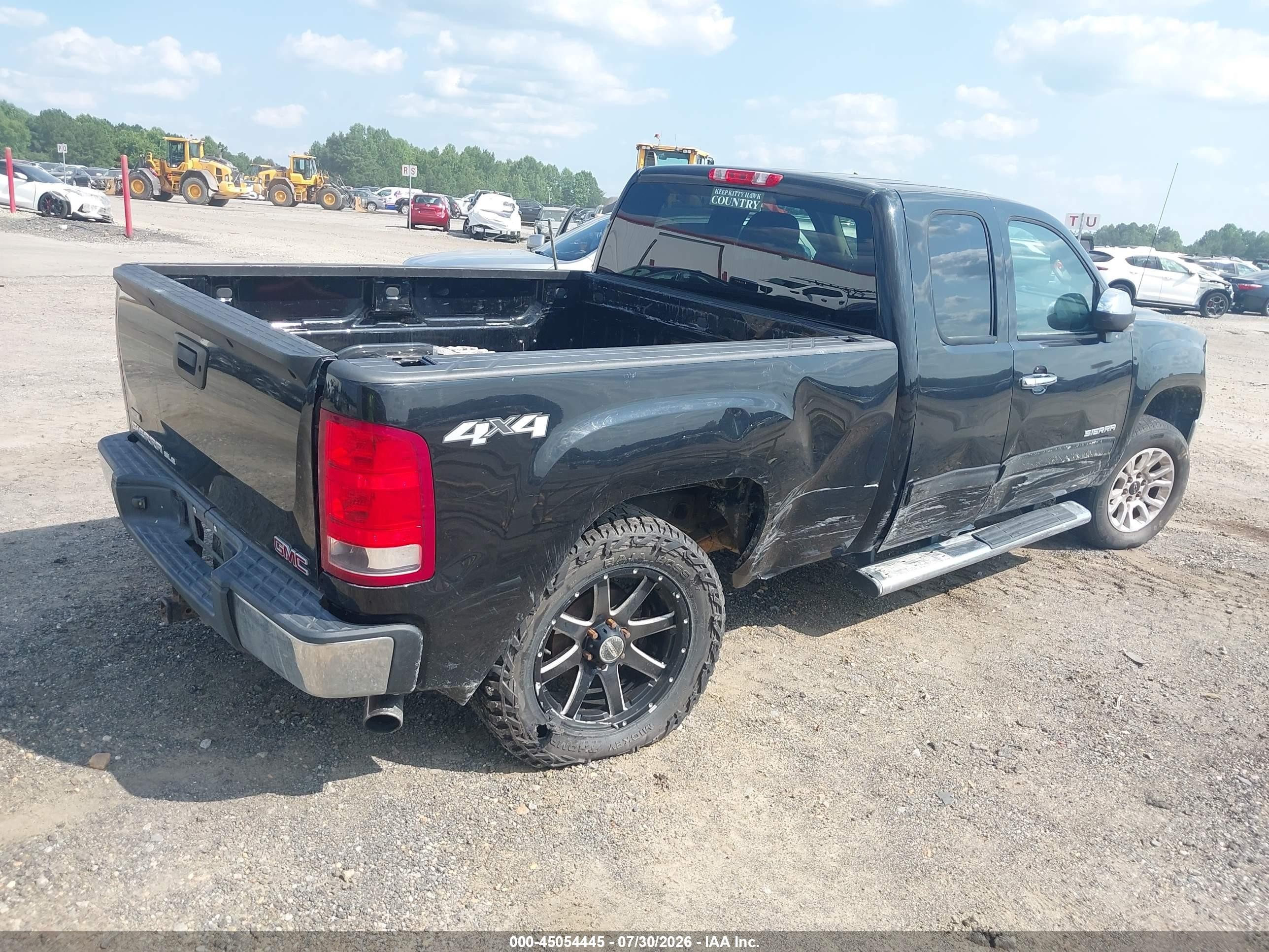 2012 Gmc Sierra 1500 Sle Черный vin: 1GTR2VE75CZ293589