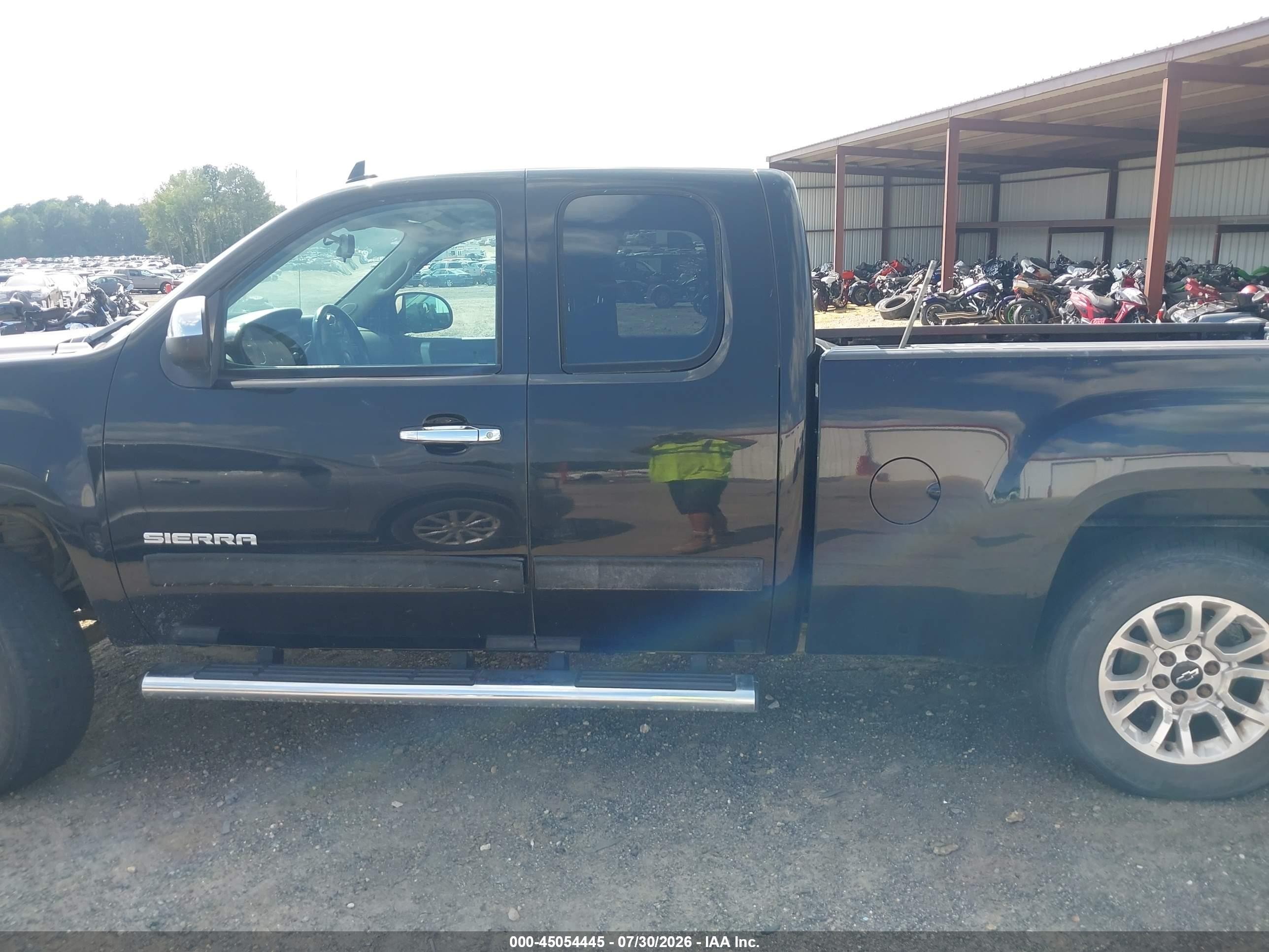 2012 Gmc Sierra 1500 Sle Черный vin: 1GTR2VE75CZ293589