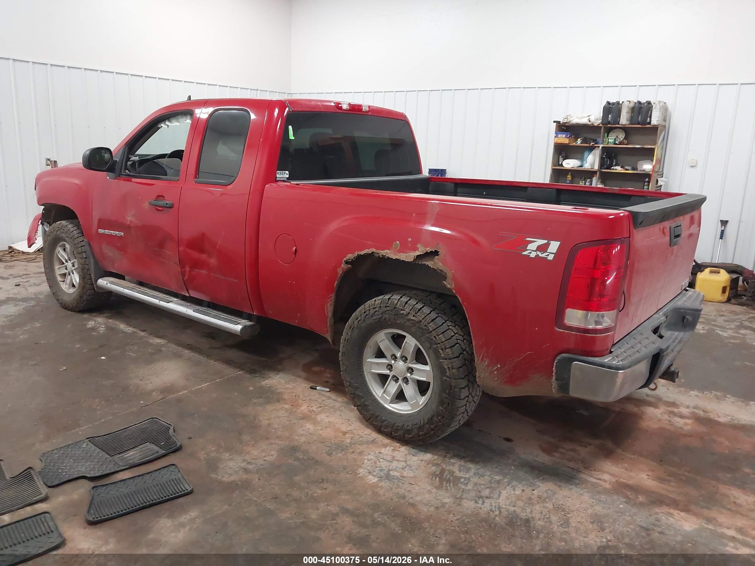 2013 Gmc Sierra 1500 Sle Red vin: 1GTR2VE75DZ116137