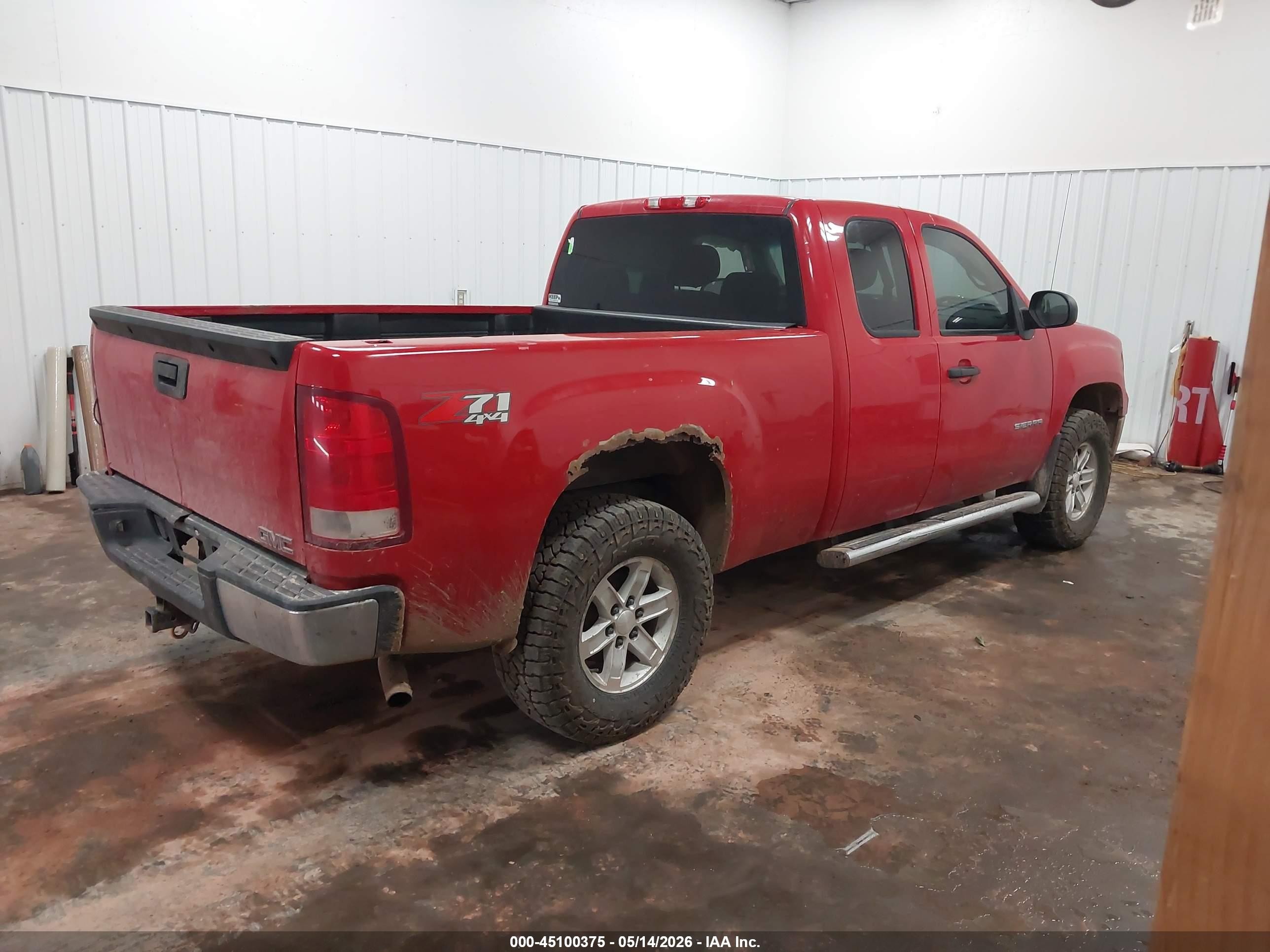 2013 Gmc Sierra 1500 Sle Red vin: 1GTR2VE75DZ116137