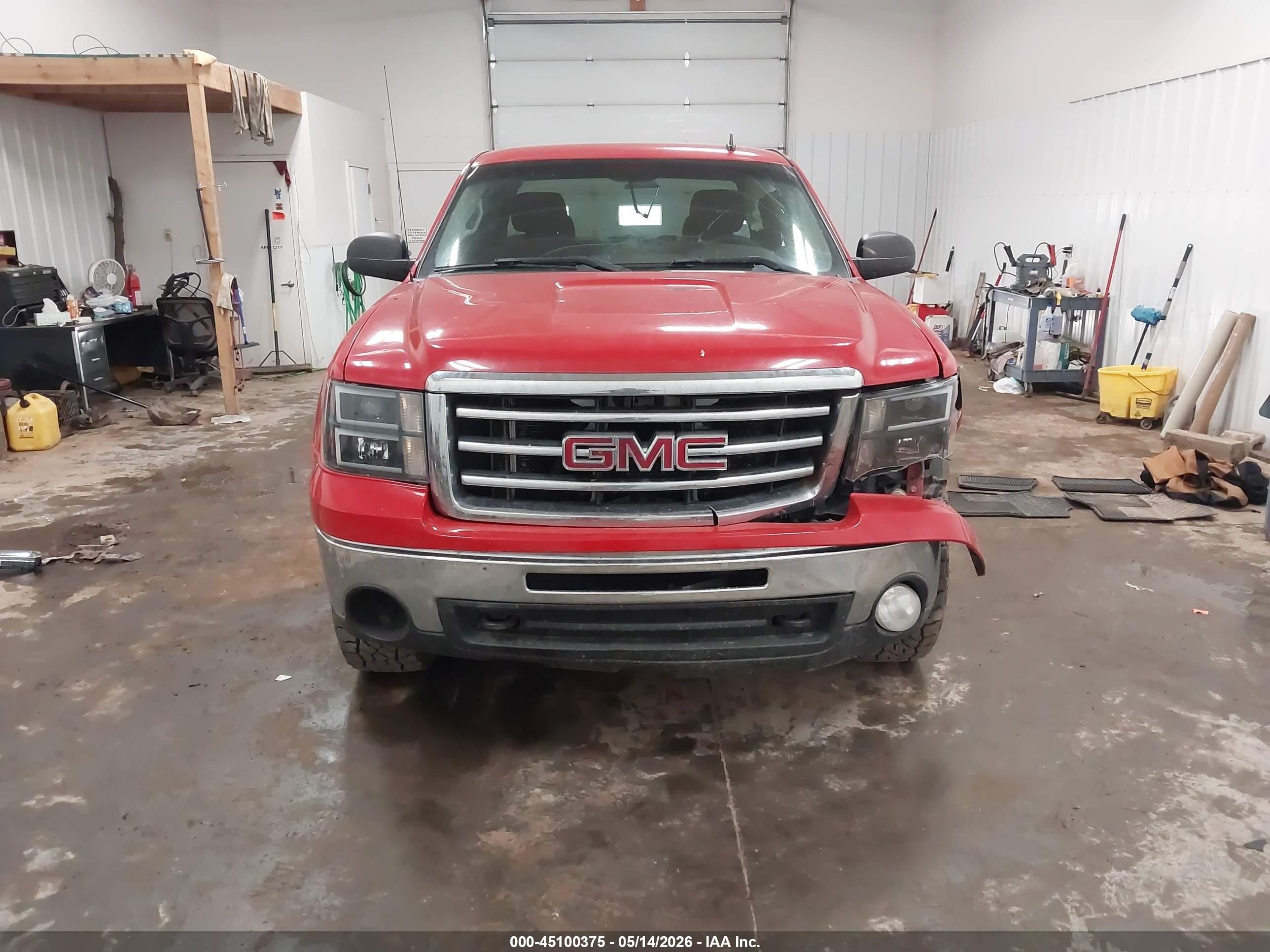2013 Gmc Sierra 1500 Sle Red vin: 1GTR2VE75DZ116137
