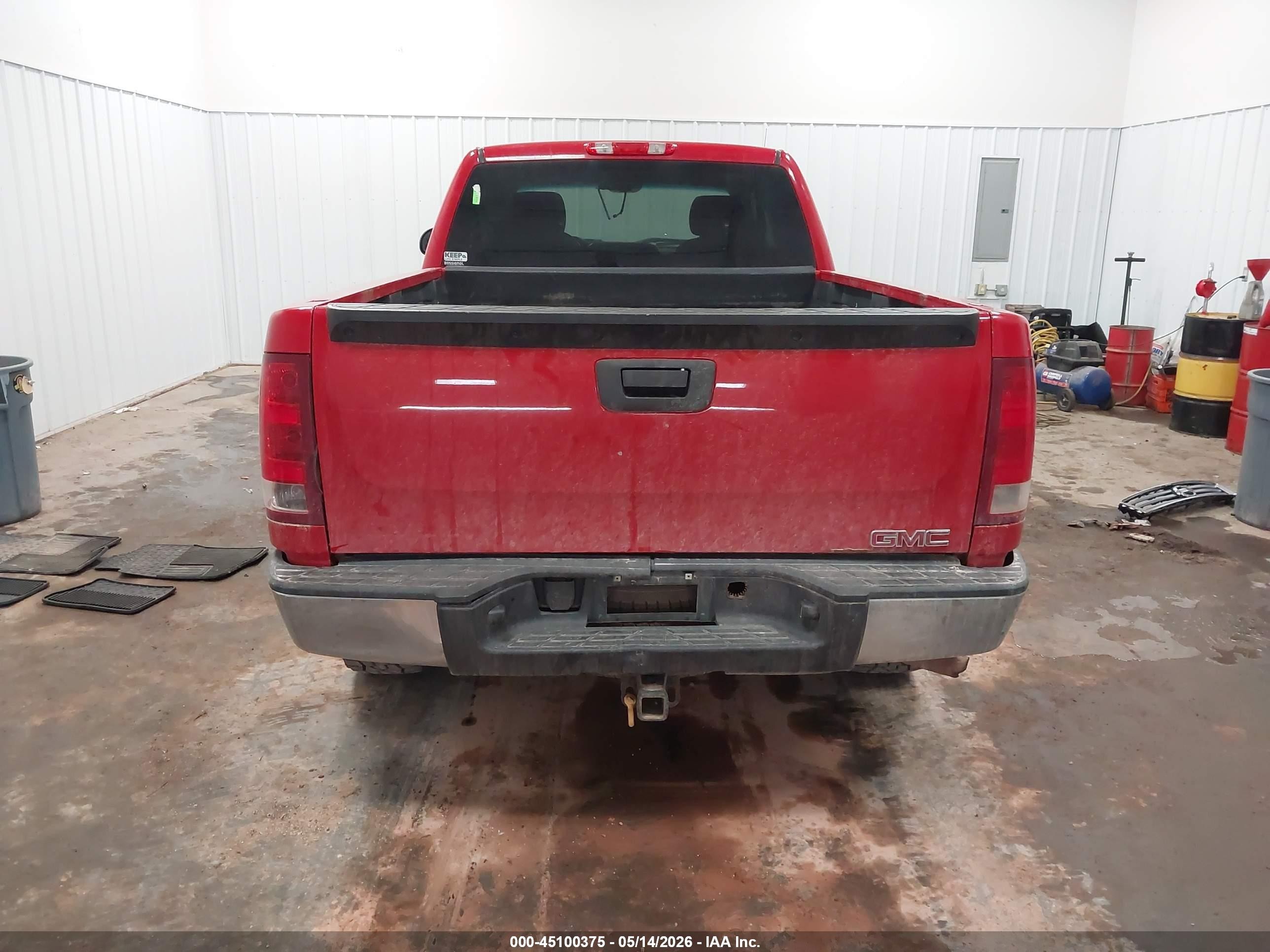 2013 Gmc Sierra 1500 Sle Red vin: 1GTR2VE75DZ116137