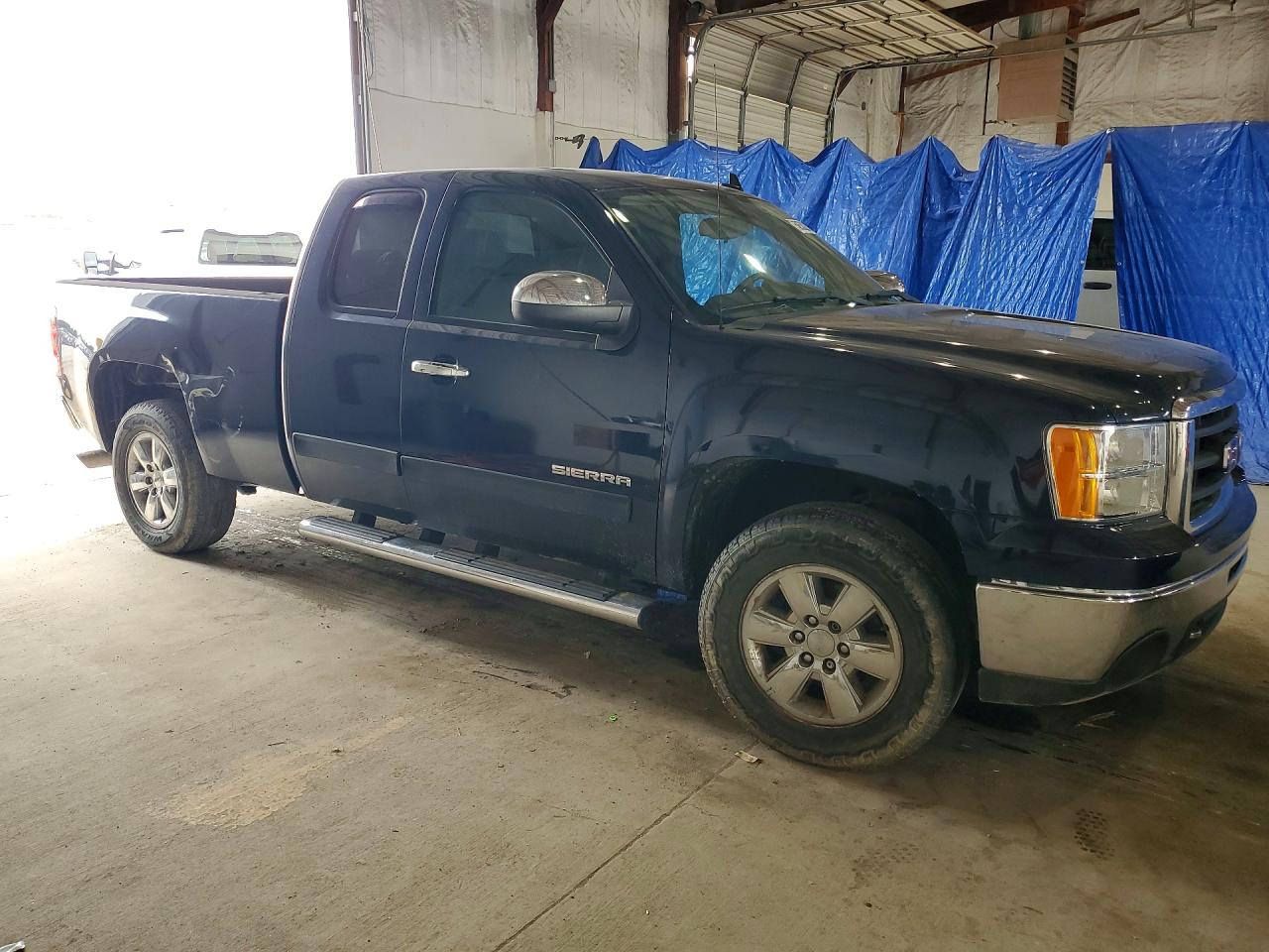 2012 Gmc Sierra K1500 Sle Blue vin: 1GTR2VE76CZ154555