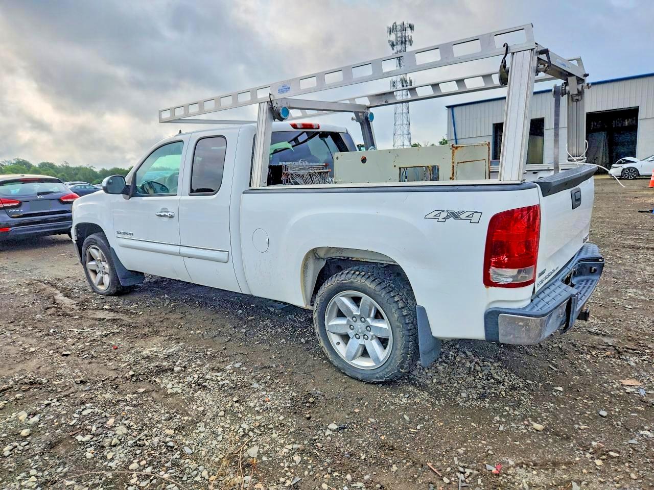 2012 Gmc Sierra K1500 Sle White vin: 1GTR2VE76CZ180931