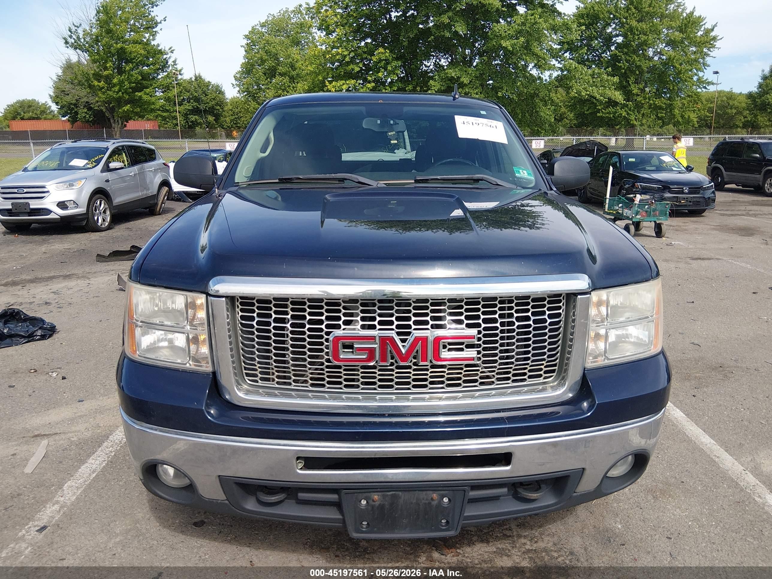 2012 Gmc Sierra 1500 Sle Blue vin: 1GTR2VE76CZ244949