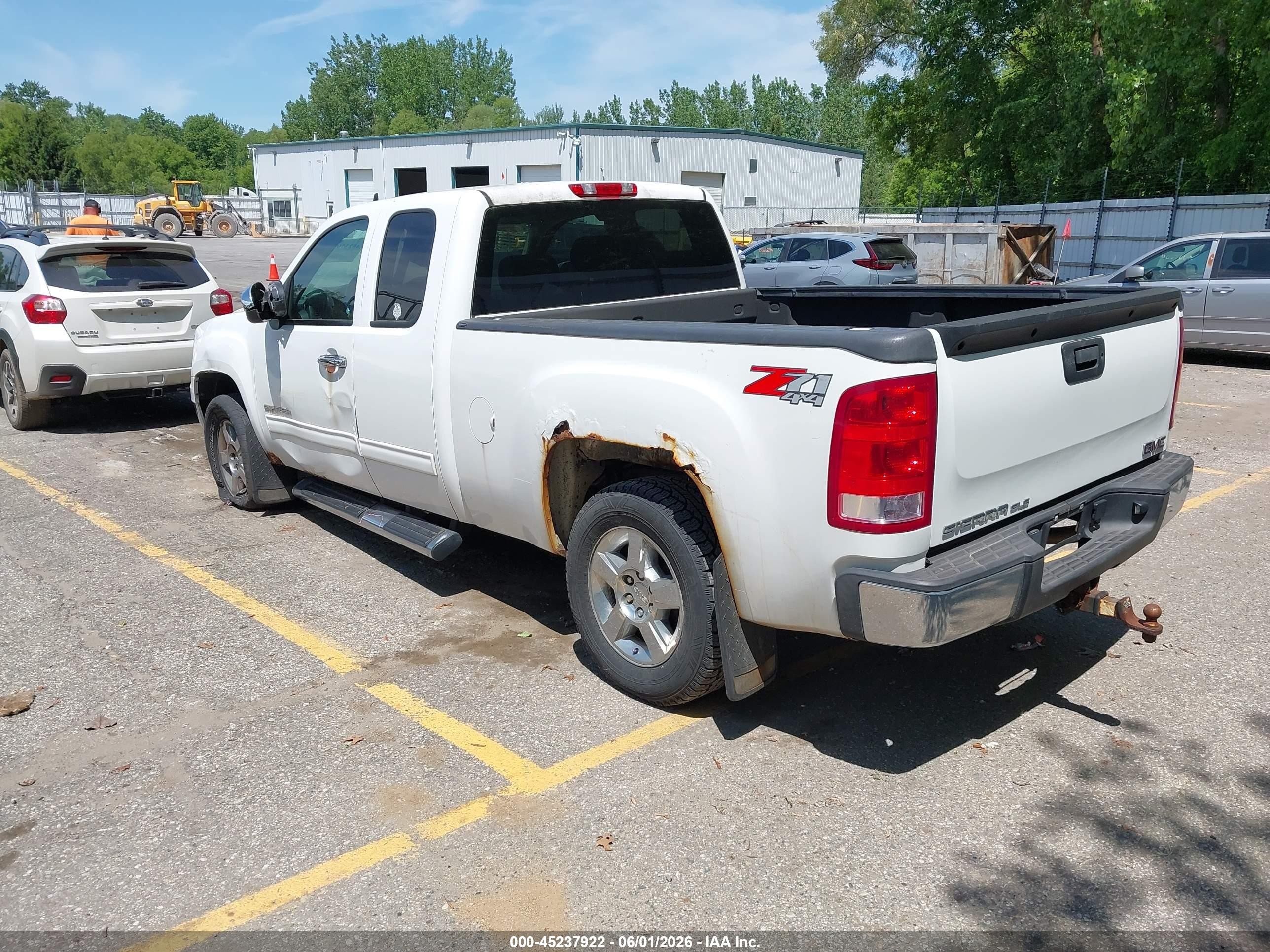 2012 Gmc Sierra 1500 Sle Белый vin: 1GTR2VE76CZ274307