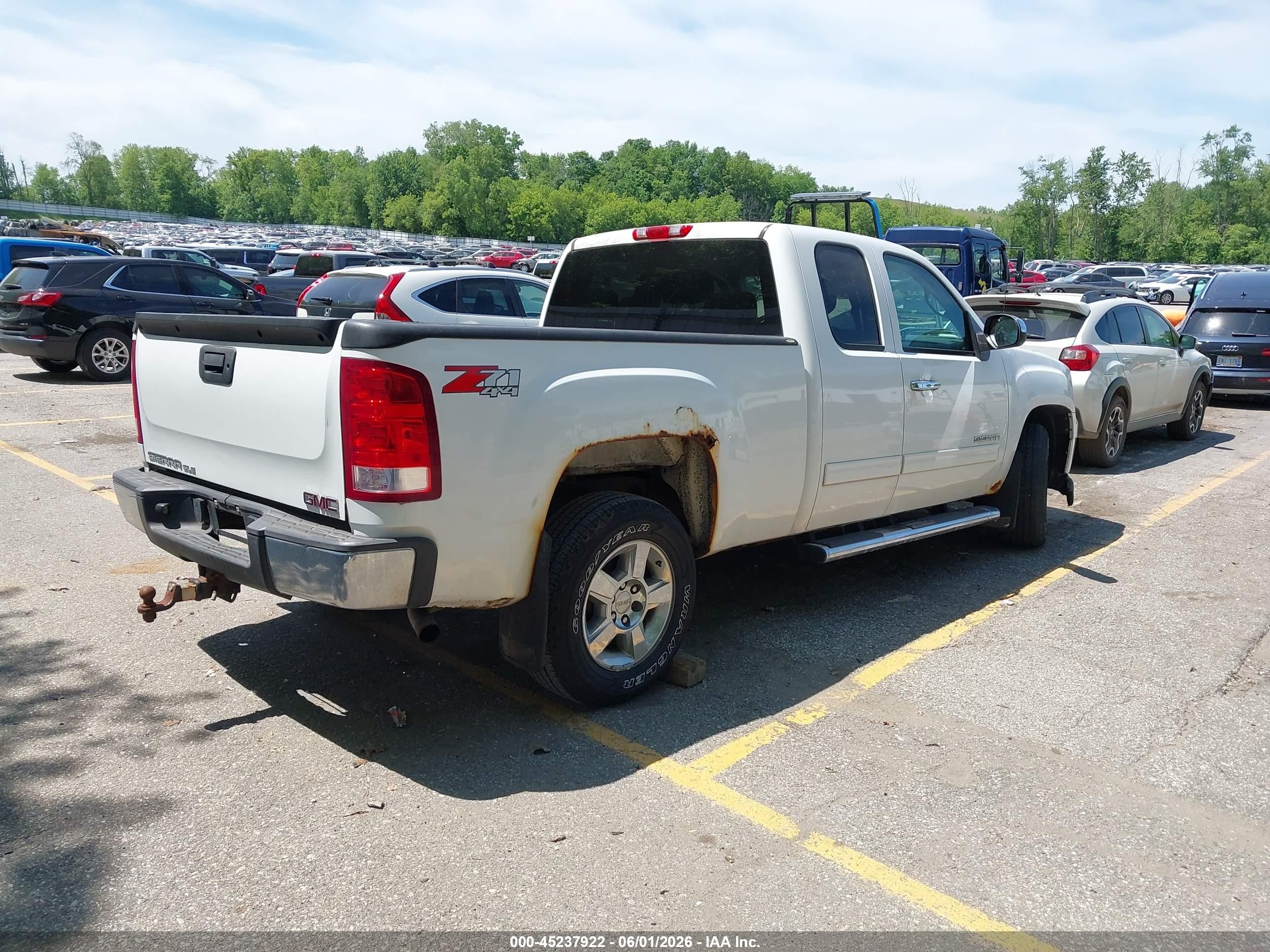 2012 Gmc Sierra 1500 Sle Белый vin: 1GTR2VE76CZ274307
