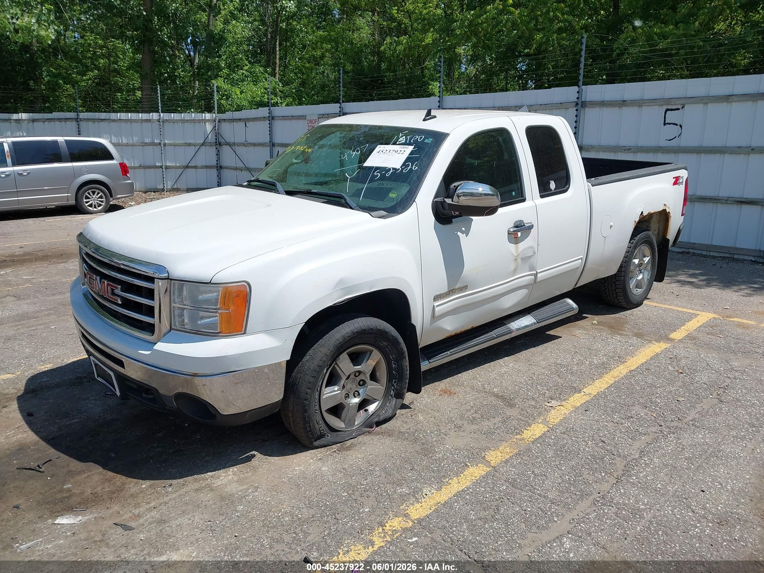 2012 Gmc Sierra 1500 Sle Белый vin: 1GTR2VE76CZ274307