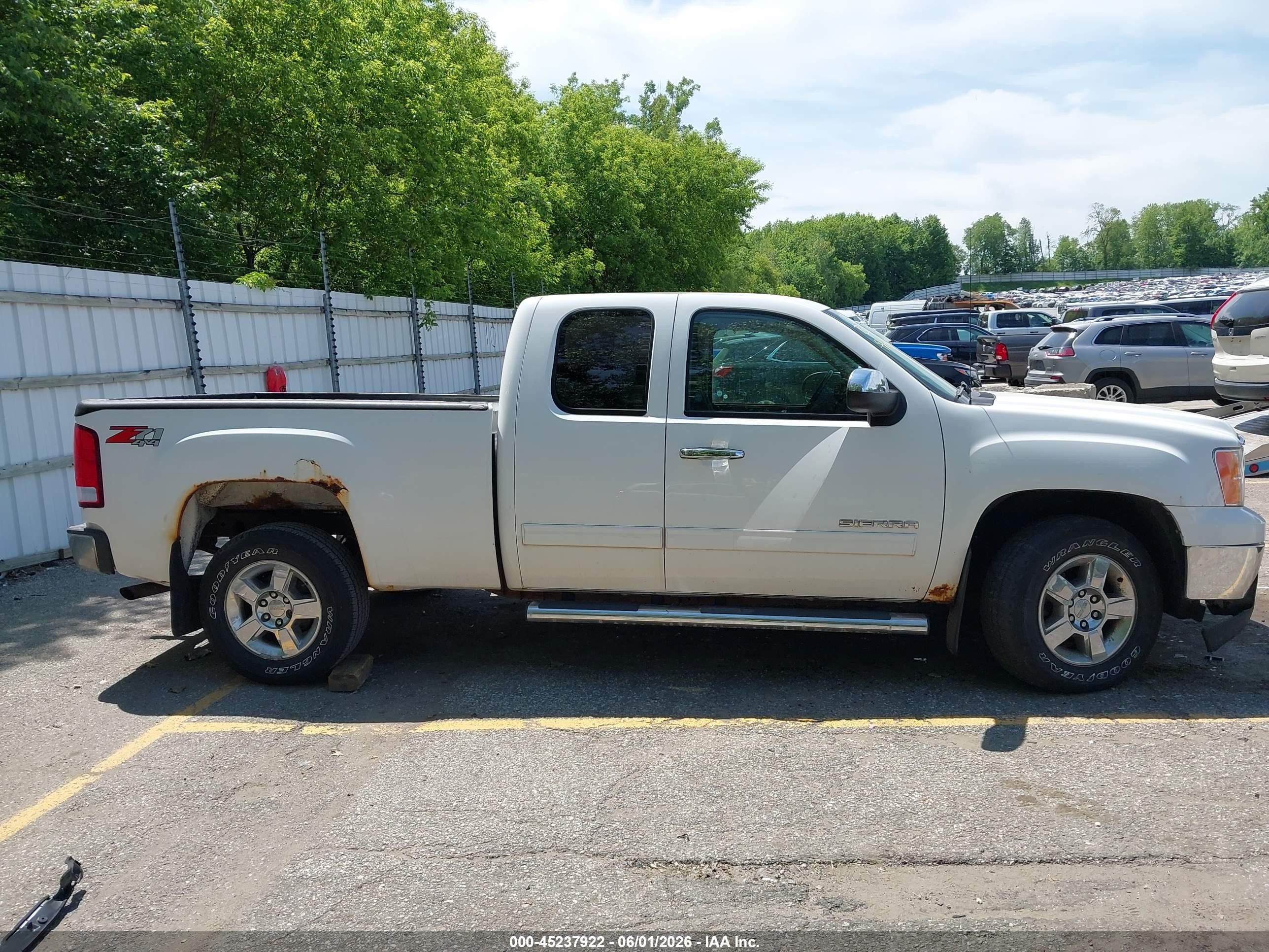 2012 Gmc Sierra 1500 Sle Белый vin: 1GTR2VE76CZ274307