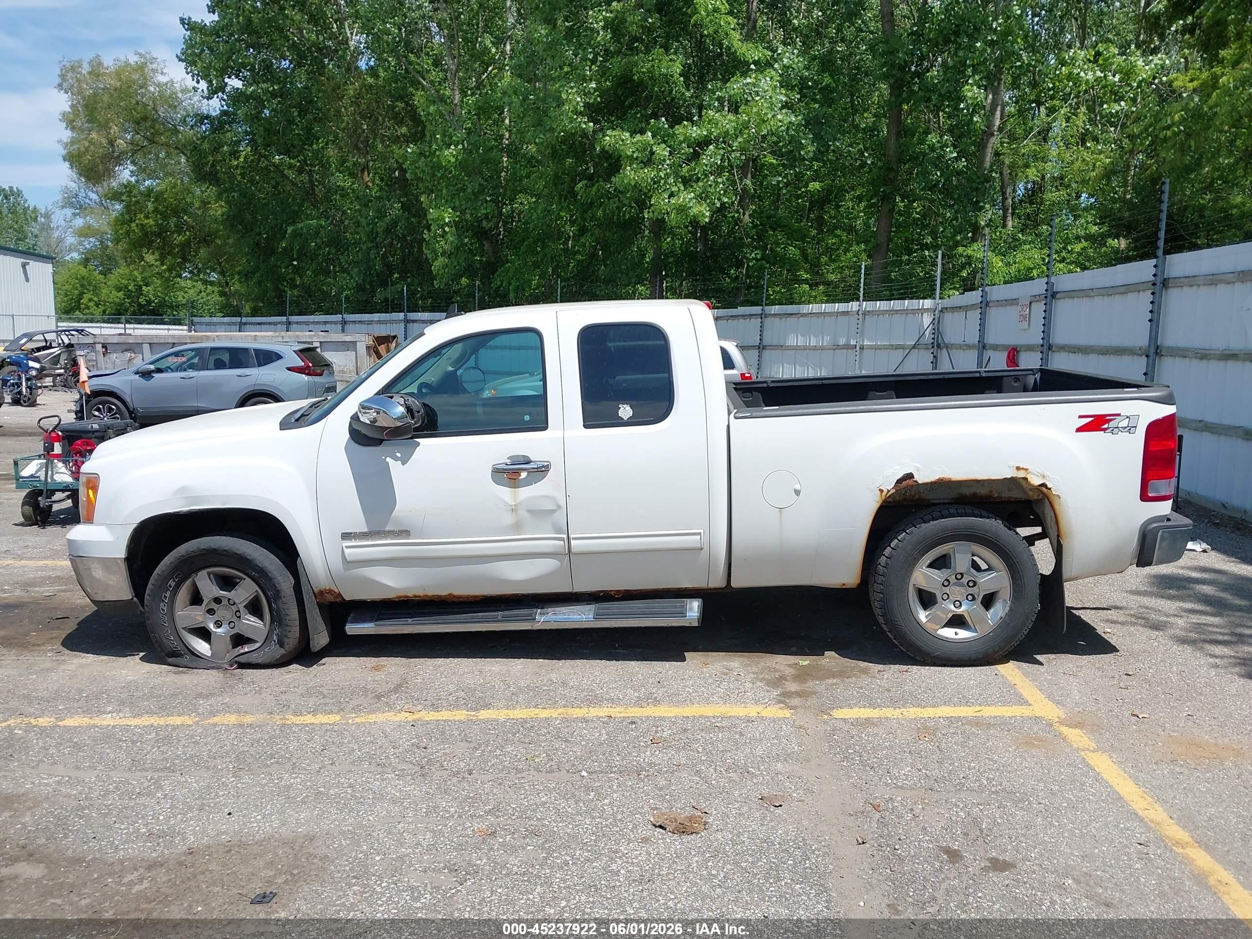2012 Gmc Sierra 1500 Sle Белый vin: 1GTR2VE76CZ274307