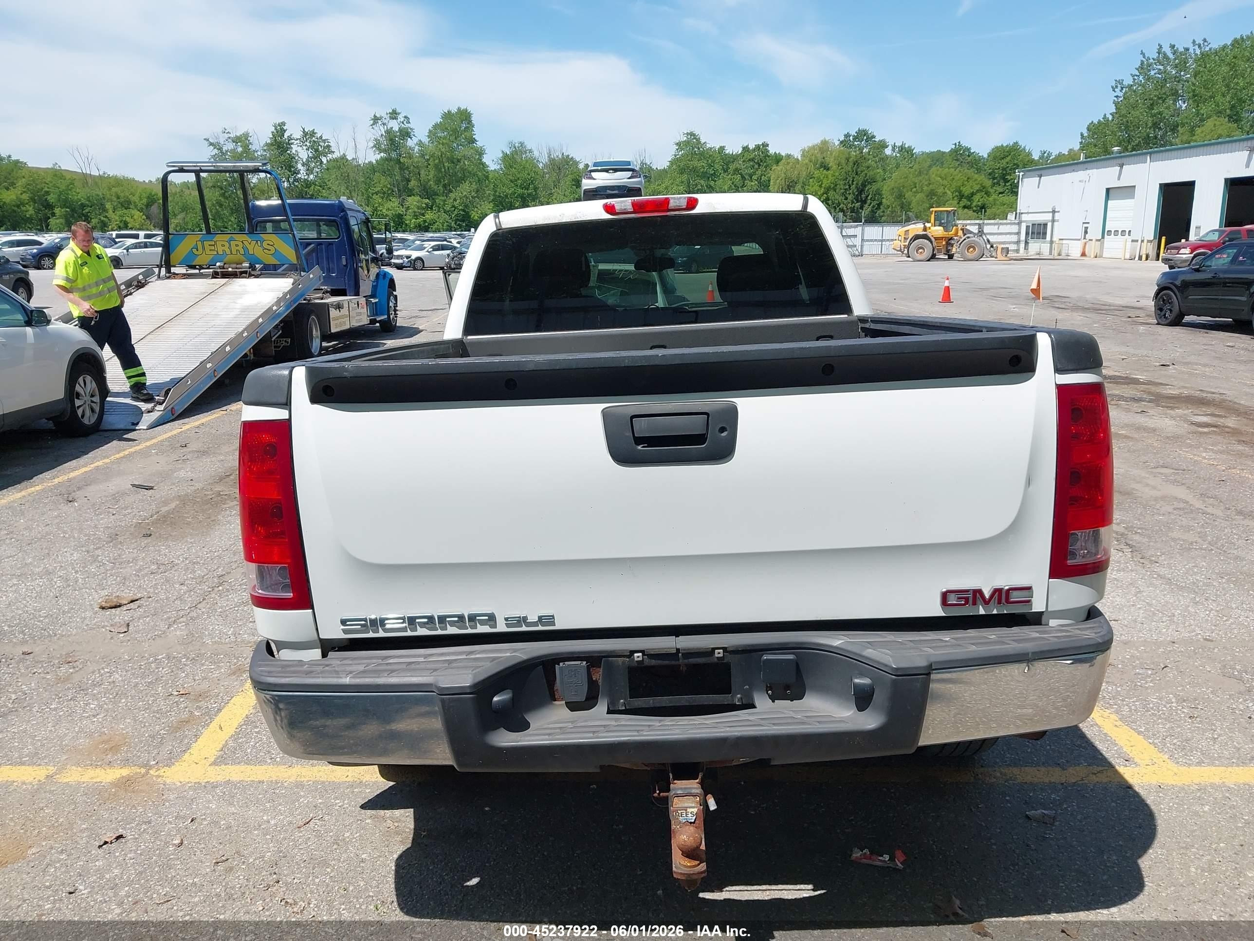 2012 Gmc Sierra 1500 Sle Белый vin: 1GTR2VE76CZ274307