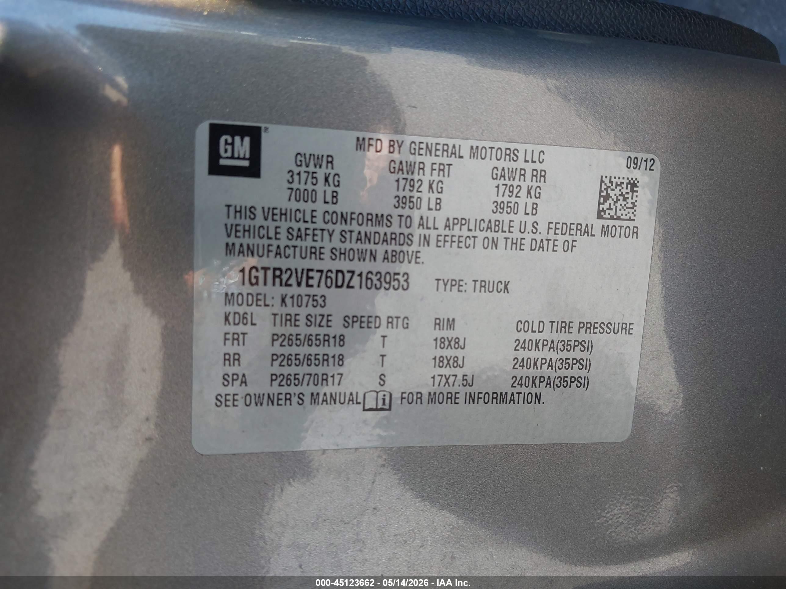 2013 Gmc Sierra 1500 Sle Beige vin: 1GTR2VE76DZ163953