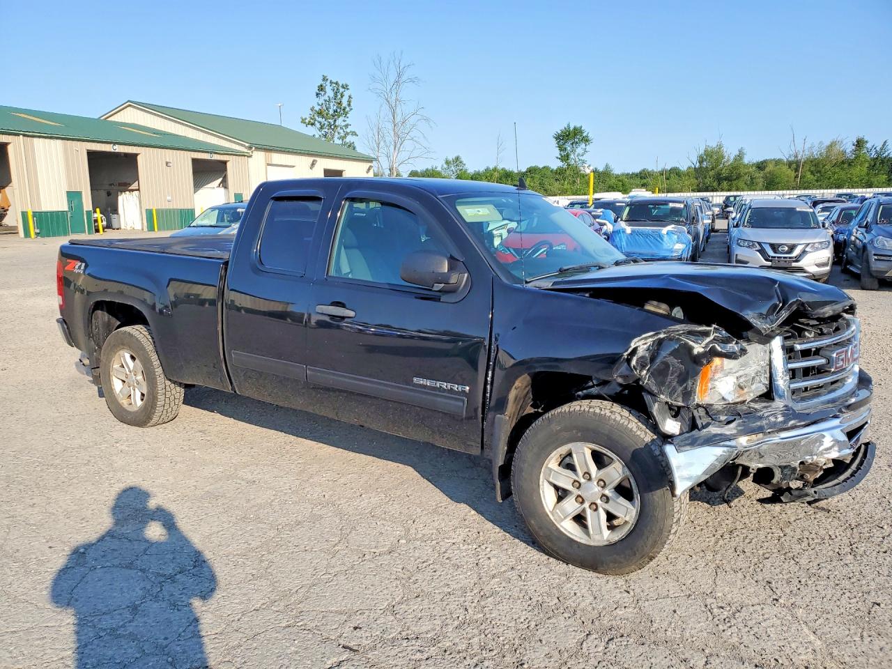 2013 Gmc Sierra K1500 Sle Black vin: 1GTR2VE76DZ225061