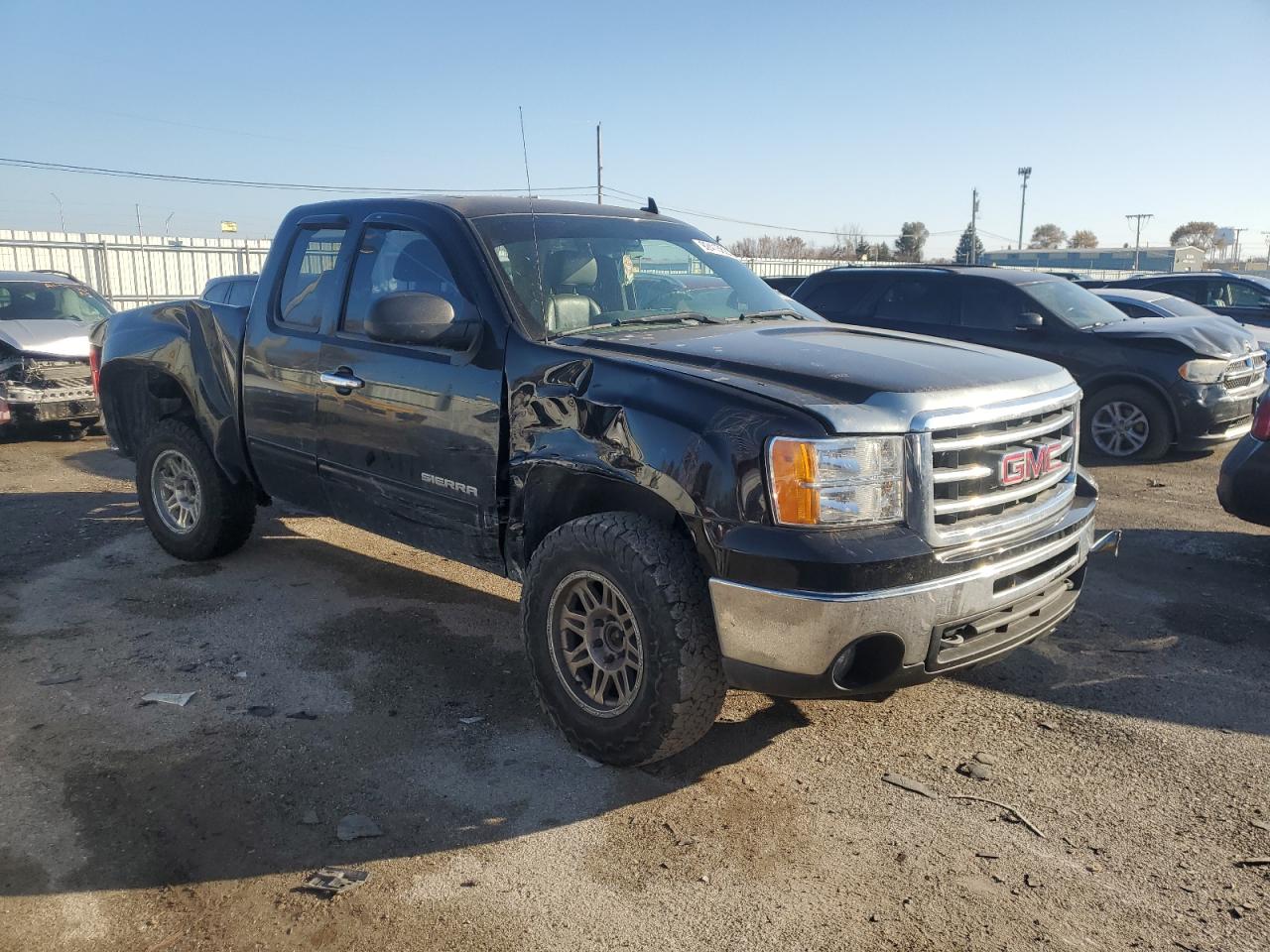 2013 Gmc Sierra K1500 Sle Black vin: 1GTR2VE76DZ230938