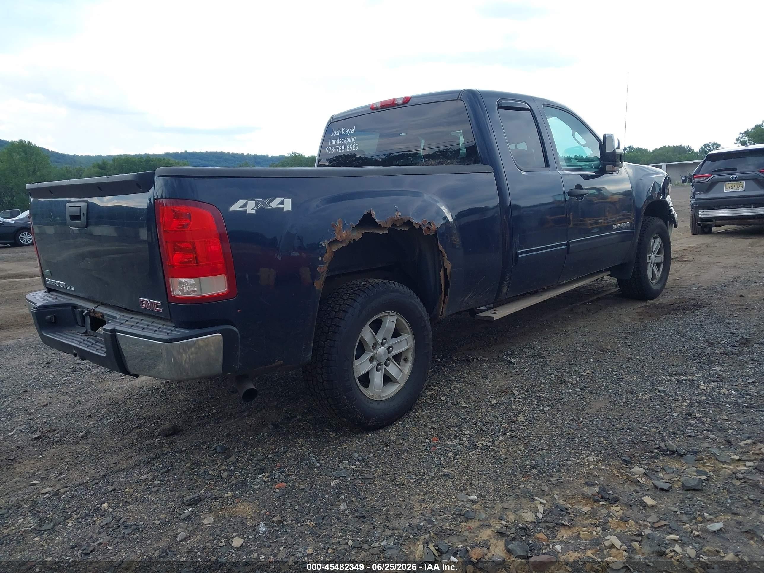 2012 Gmc Sierra 1500 Sle Dark Blue vin: 1GTR2VE77CZ236407