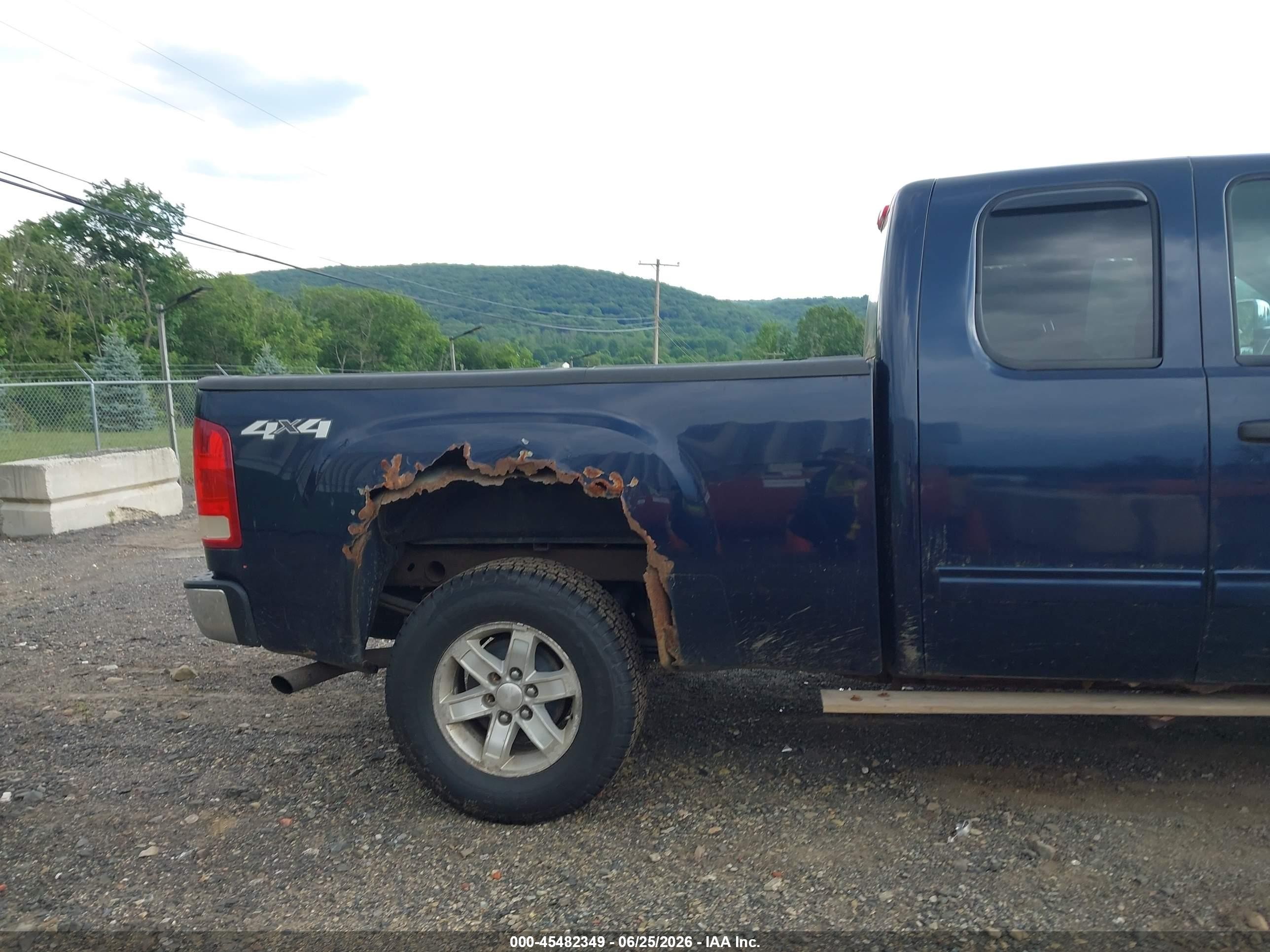 2012 Gmc Sierra 1500 Sle Dark Blue vin: 1GTR2VE77CZ236407