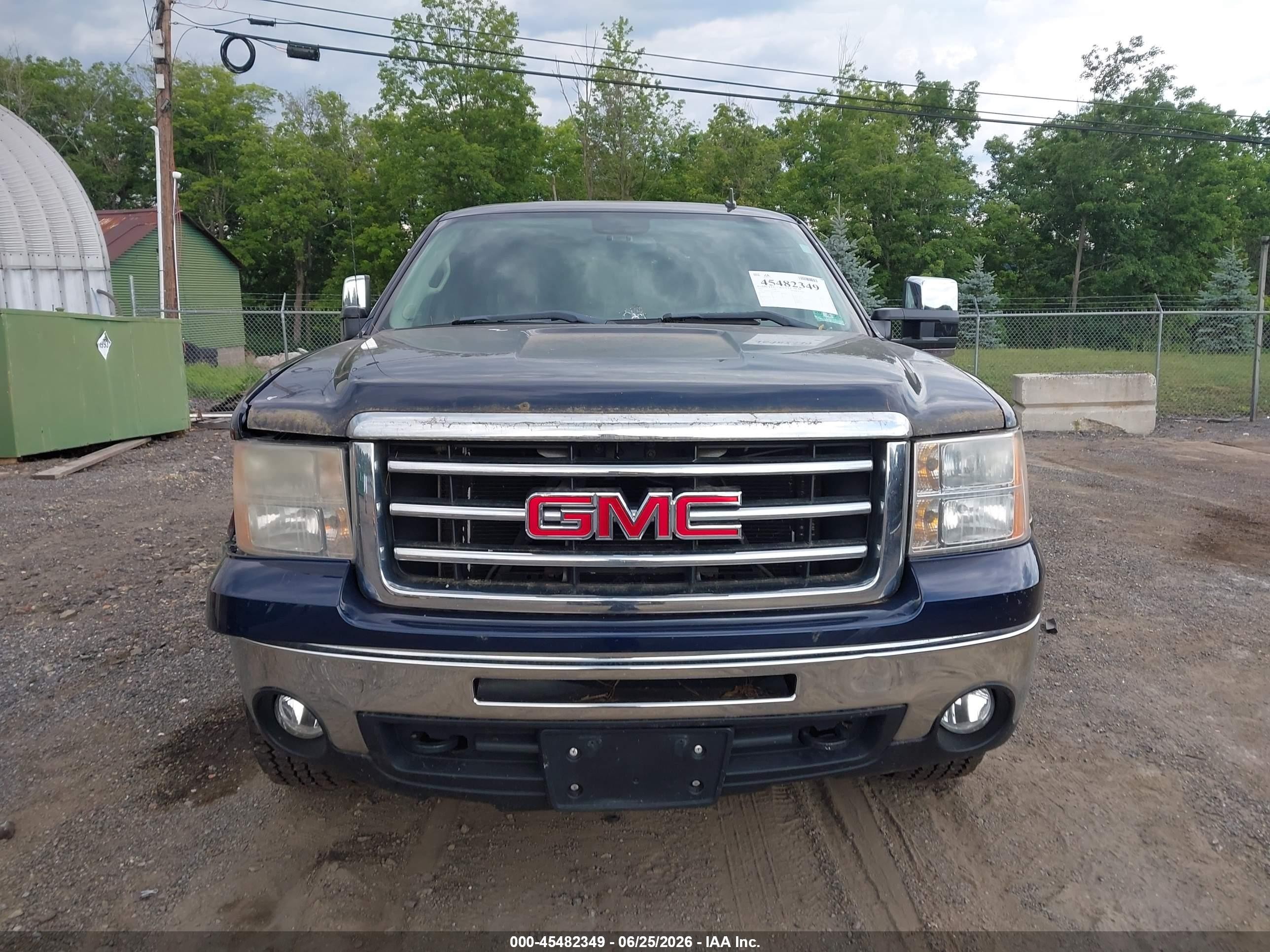 2012 Gmc Sierra 1500 Sle Dark Blue vin: 1GTR2VE77CZ236407