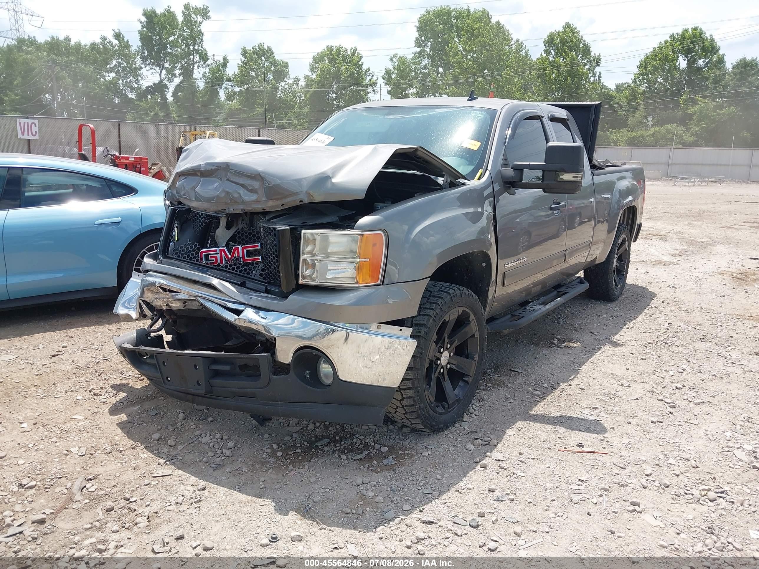 2012 Gmc Sierra 1500 Sle Gray vin: 1GTR2VE77CZ238609