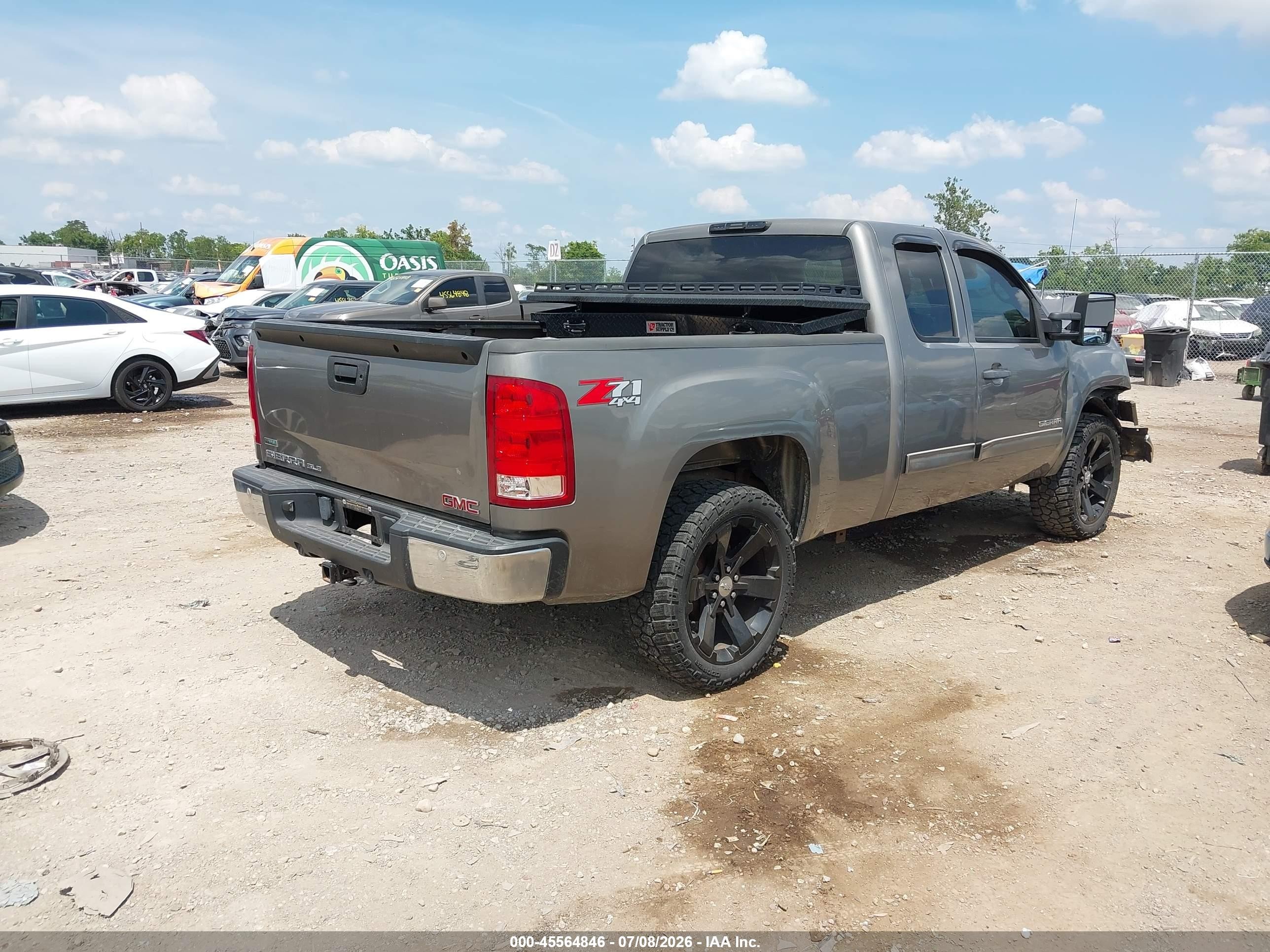 2012 Gmc Sierra 1500 Sle Gray vin: 1GTR2VE77CZ238609