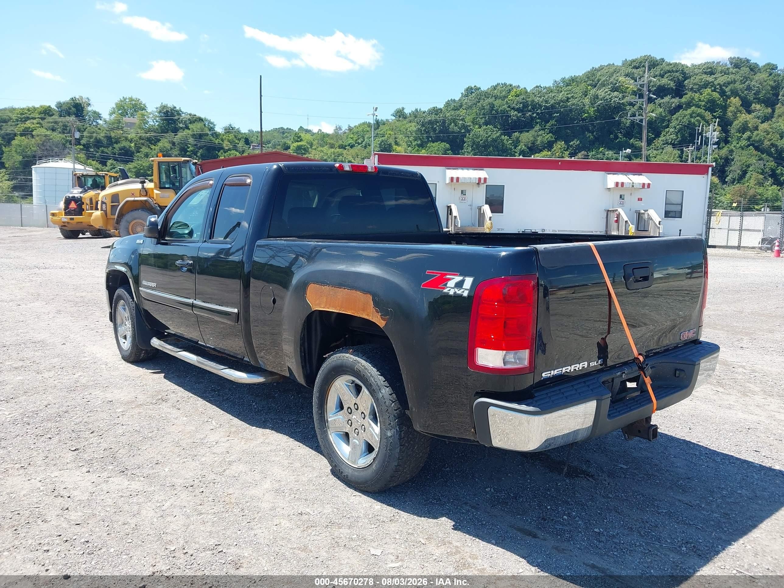 2013 Gmc Sierra 1500 Sle Black vin: 1GTR2VE77DZ128970