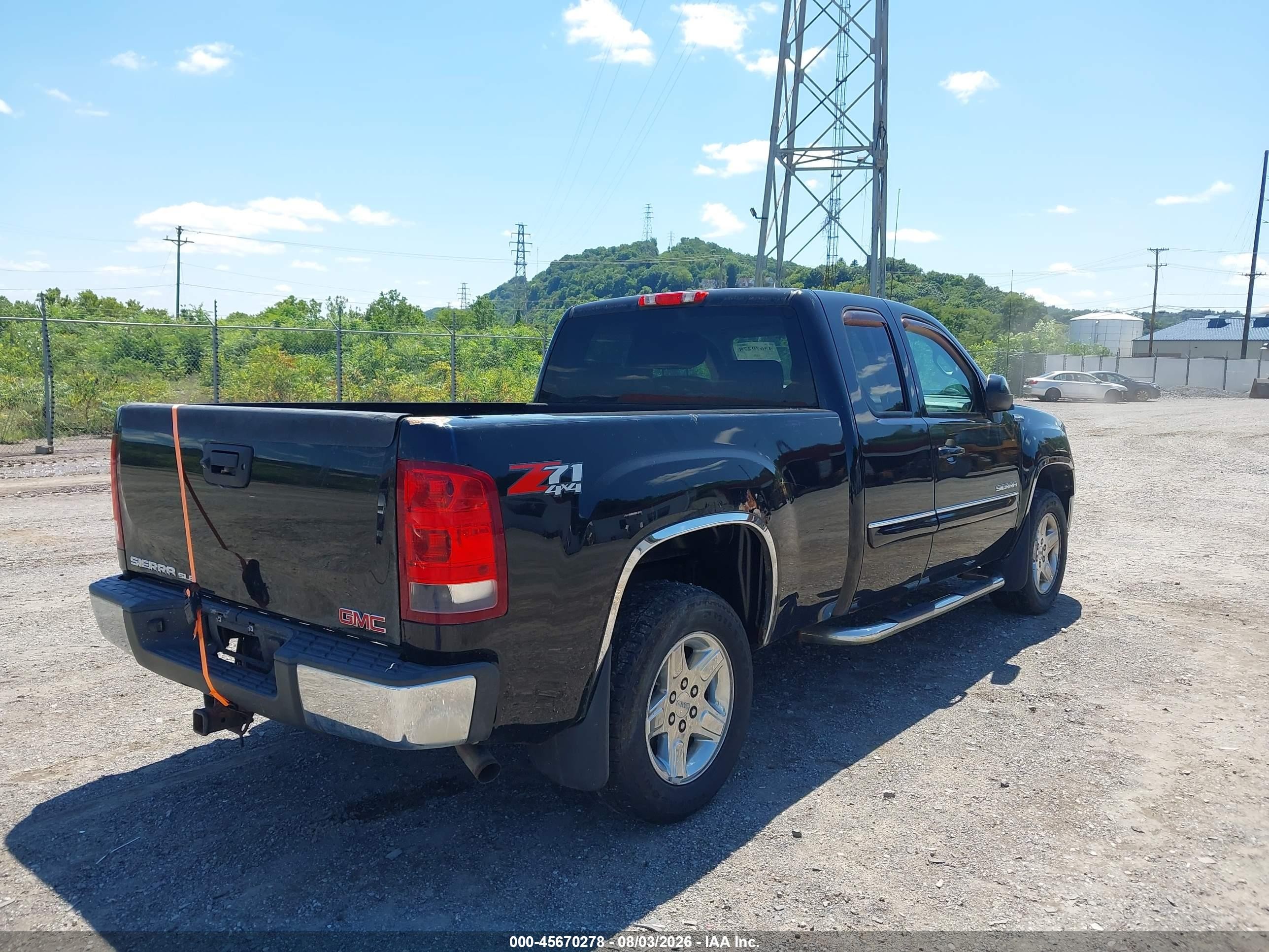 2013 Gmc Sierra 1500 Sle Black vin: 1GTR2VE77DZ128970