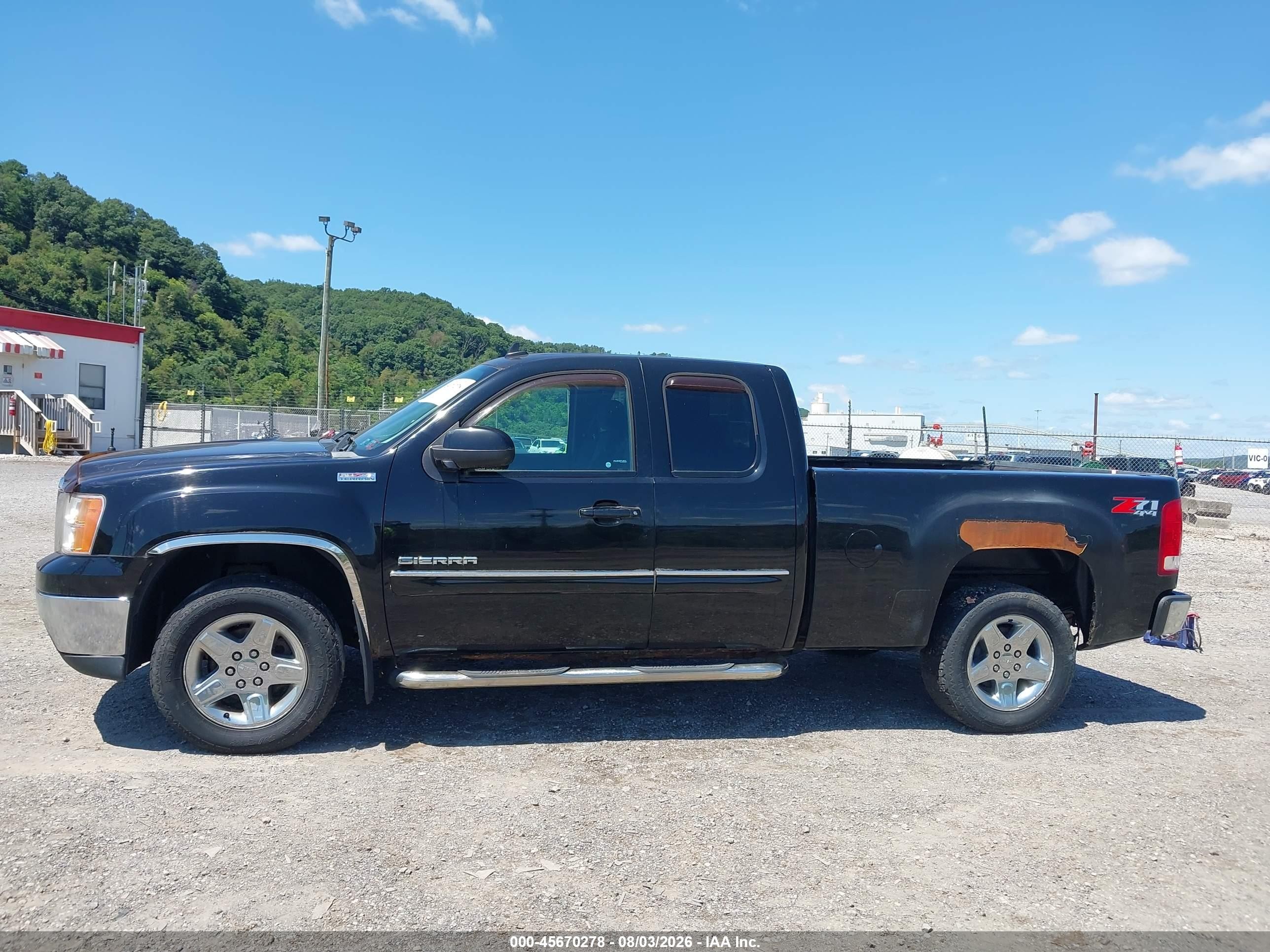 2013 Gmc Sierra 1500 Sle Black vin: 1GTR2VE77DZ128970