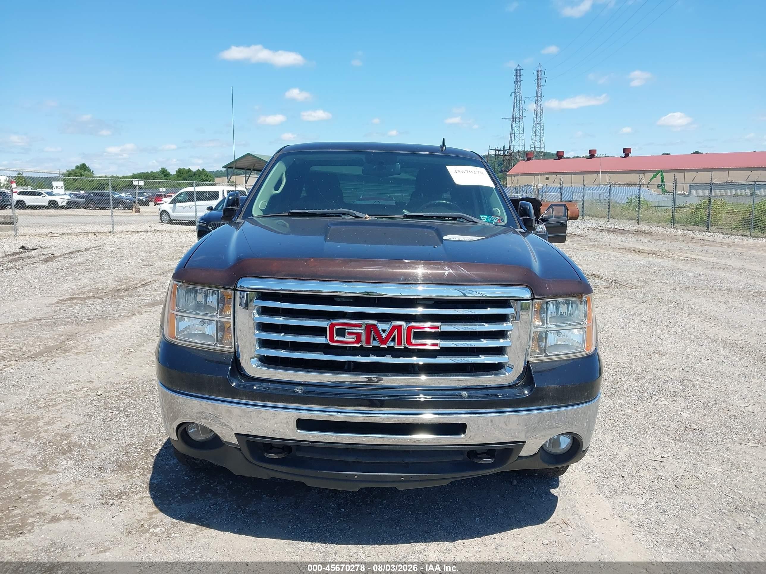 2013 Gmc Sierra 1500 Sle Black vin: 1GTR2VE77DZ128970