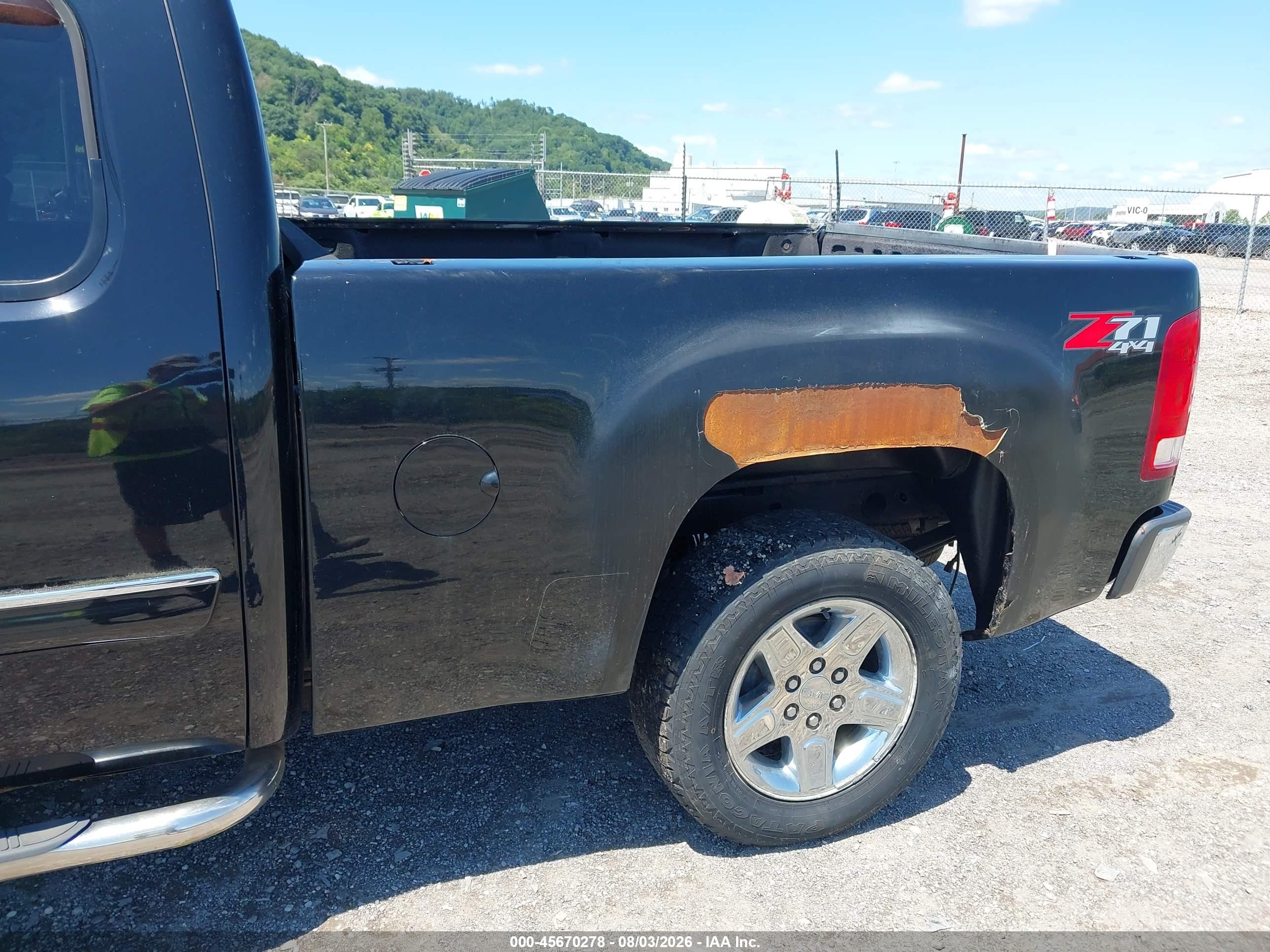 2013 Gmc Sierra 1500 Sle Black vin: 1GTR2VE77DZ128970