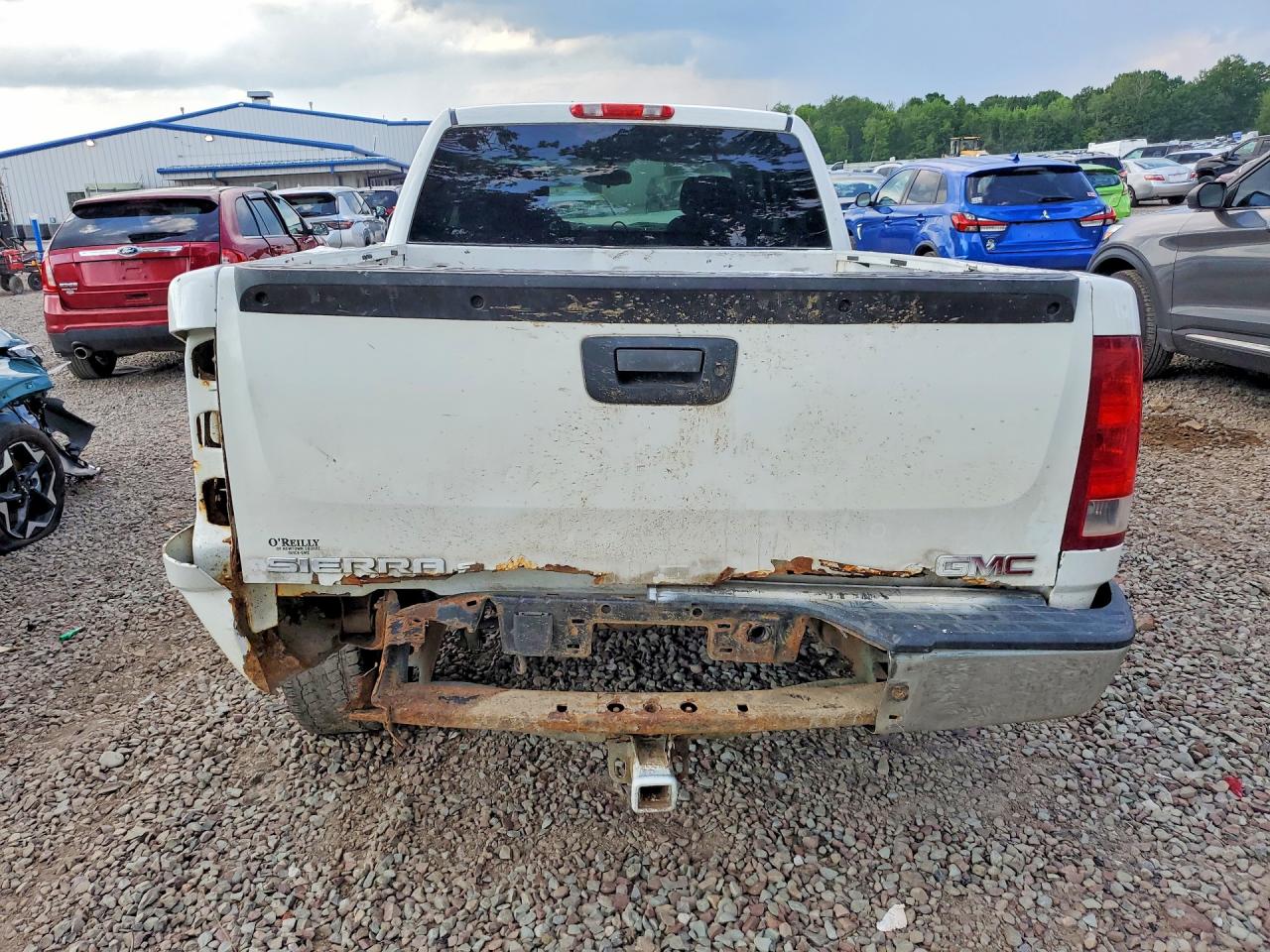 2013 Gmc Sierra K1500 Sle White vin: 1GTR2VE77DZ284796