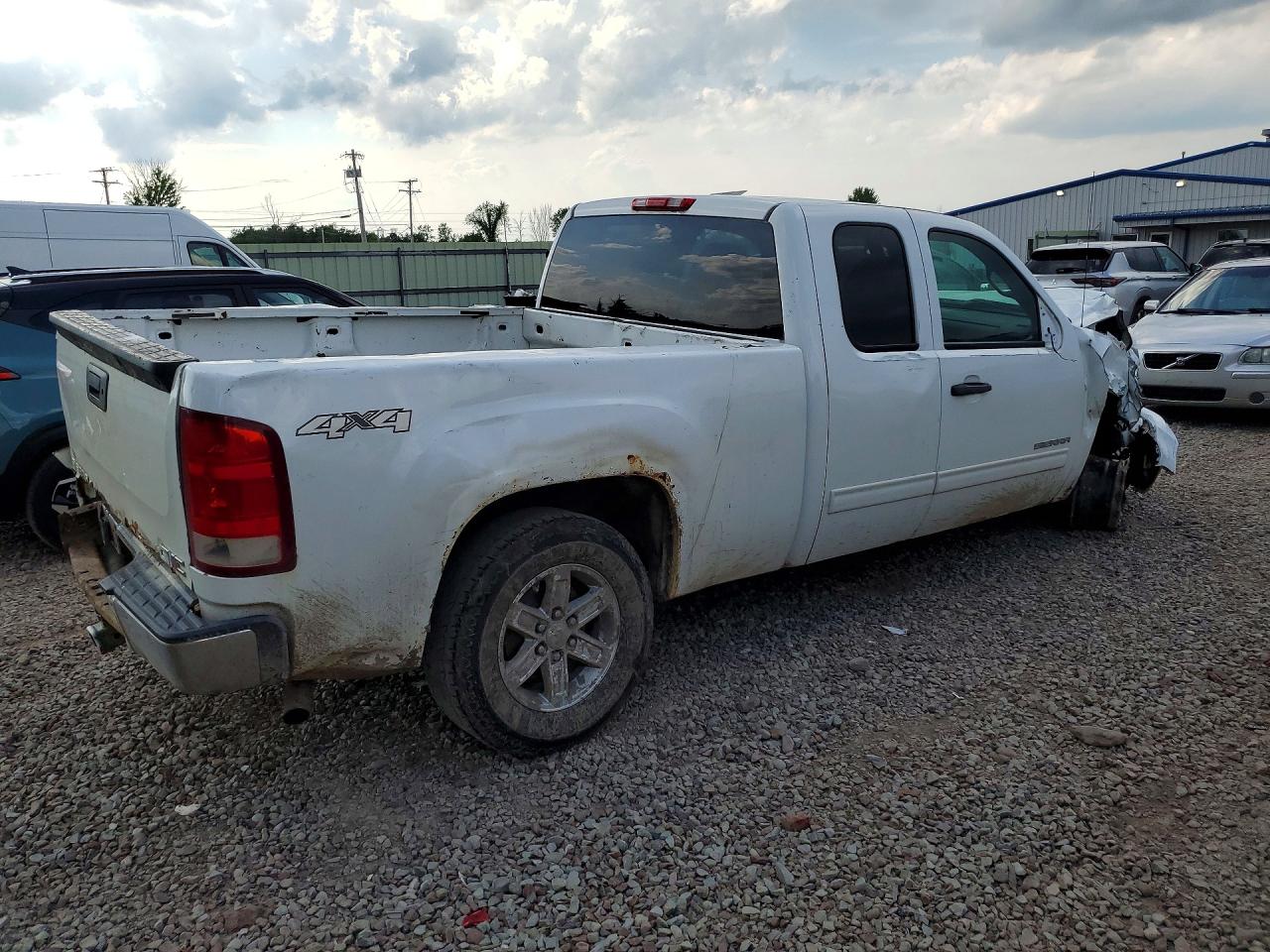 2013 Gmc Sierra K1500 Sle White vin: 1GTR2VE77DZ284796