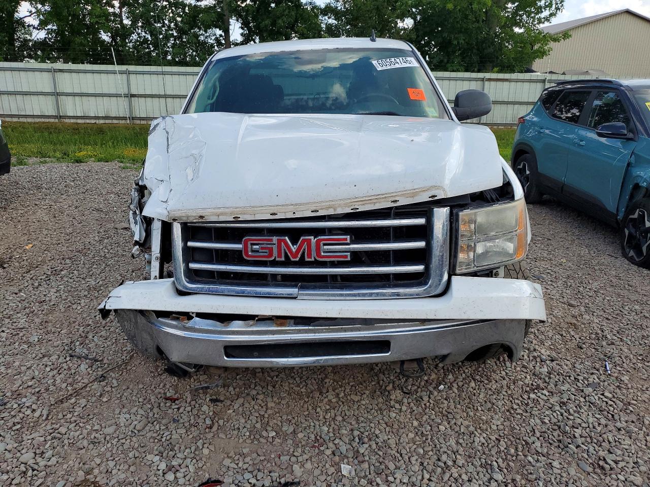 2013 Gmc Sierra K1500 Sle White vin: 1GTR2VE77DZ284796