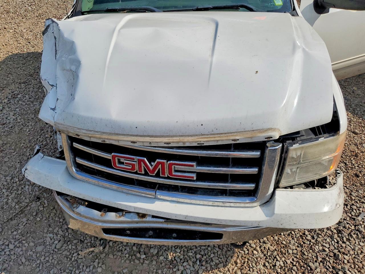 2013 Gmc Sierra K1500 Sle White vin: 1GTR2VE77DZ284796