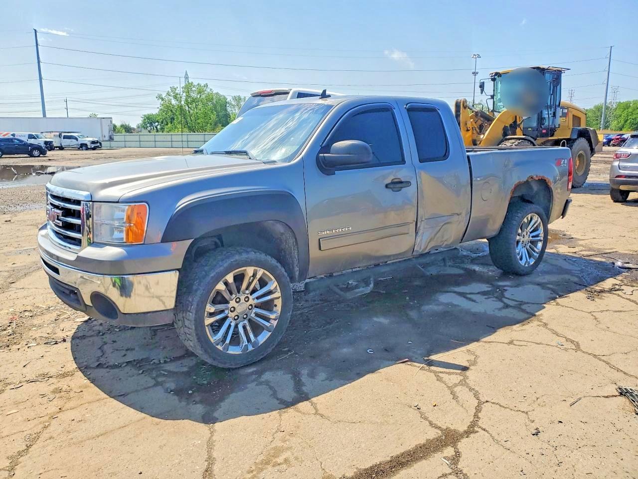 2013 Gmc Sierra K1500 Sle Gray vin: 1GTR2VE77DZ377737