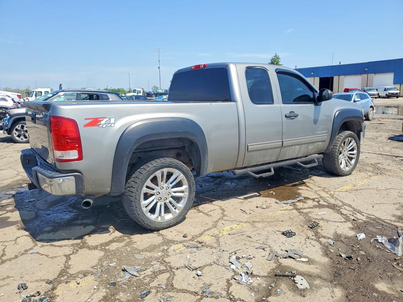2013 Gmc Sierra K1500 Sle Gray vin: 1GTR2VE77DZ377737