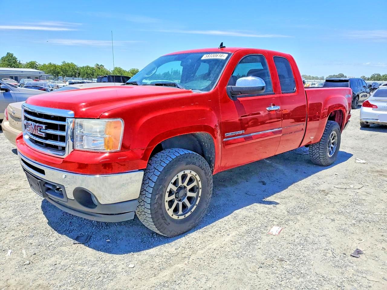 2013 Gmc Sierra K1500 Sle Red vin: 1GTR2VE77DZ404337